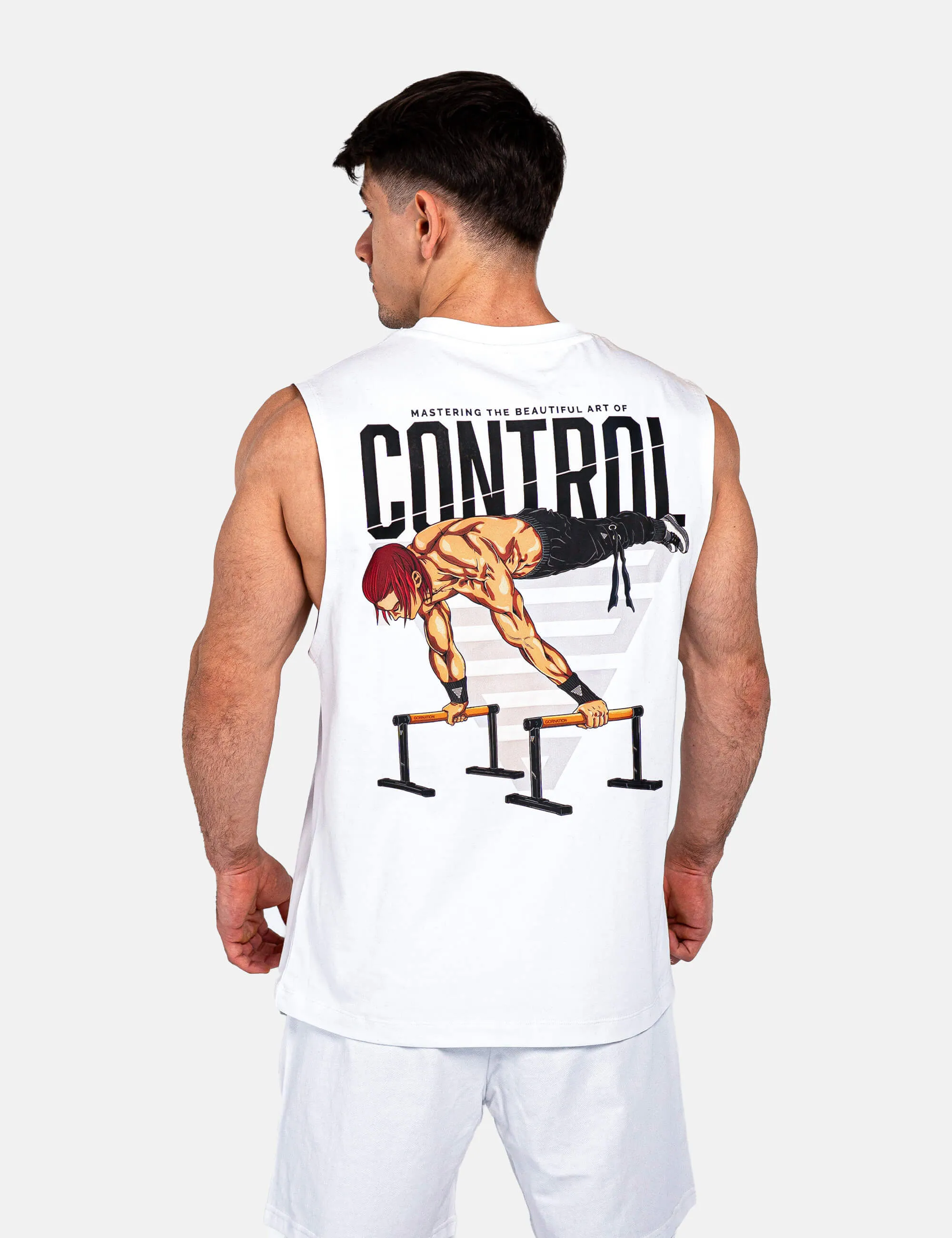 Anime Oversized Tank Top Control Men