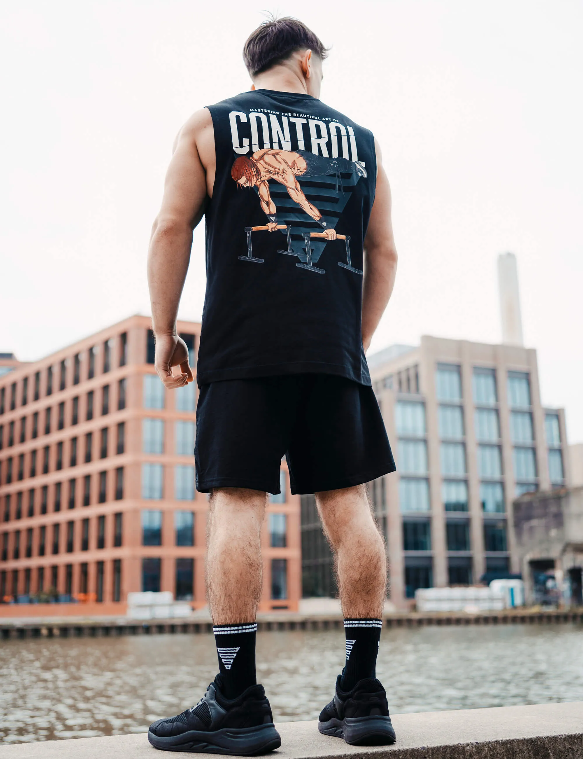 Anime Oversized Tank Top Control Men