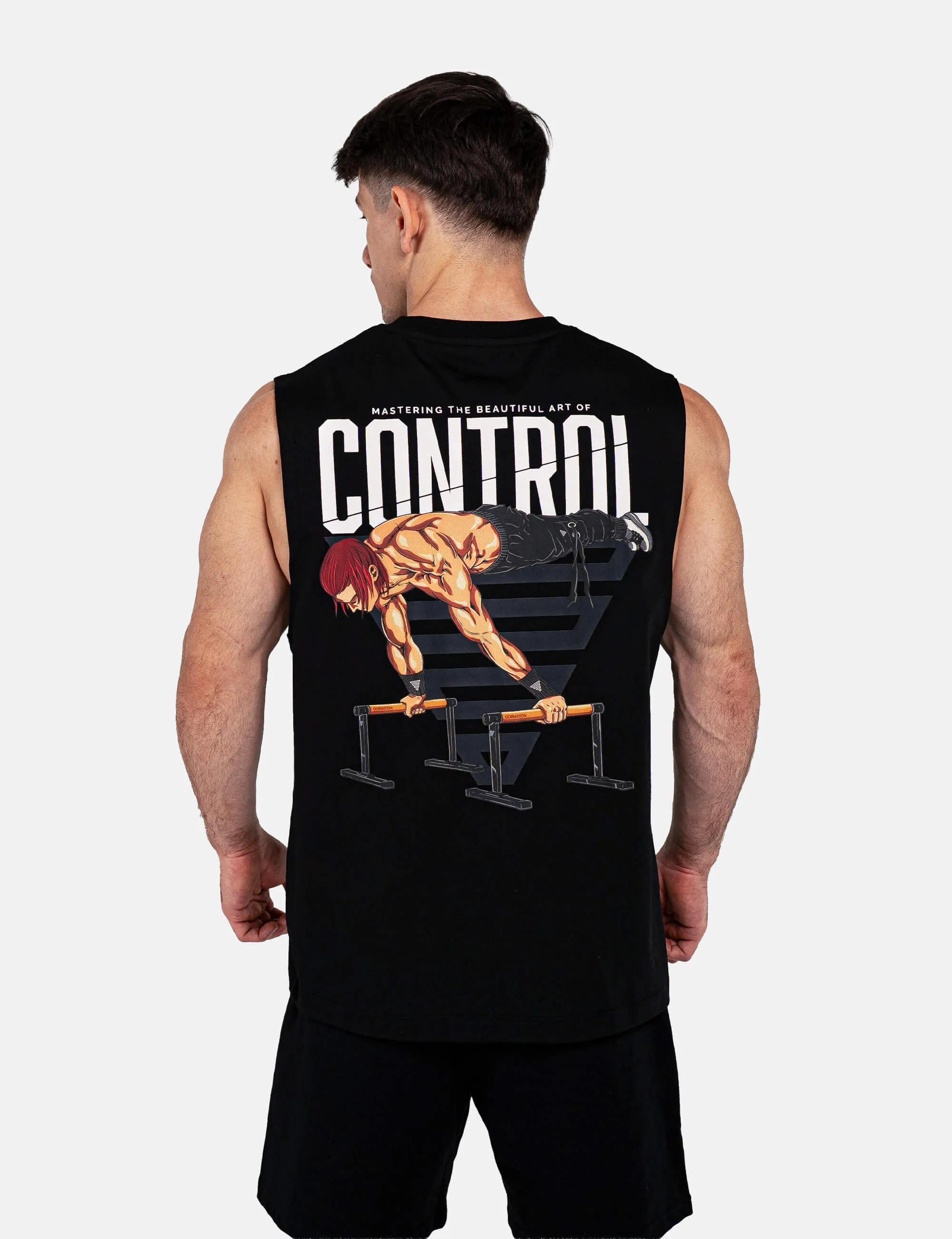Anime Oversized Tank Top Control Men