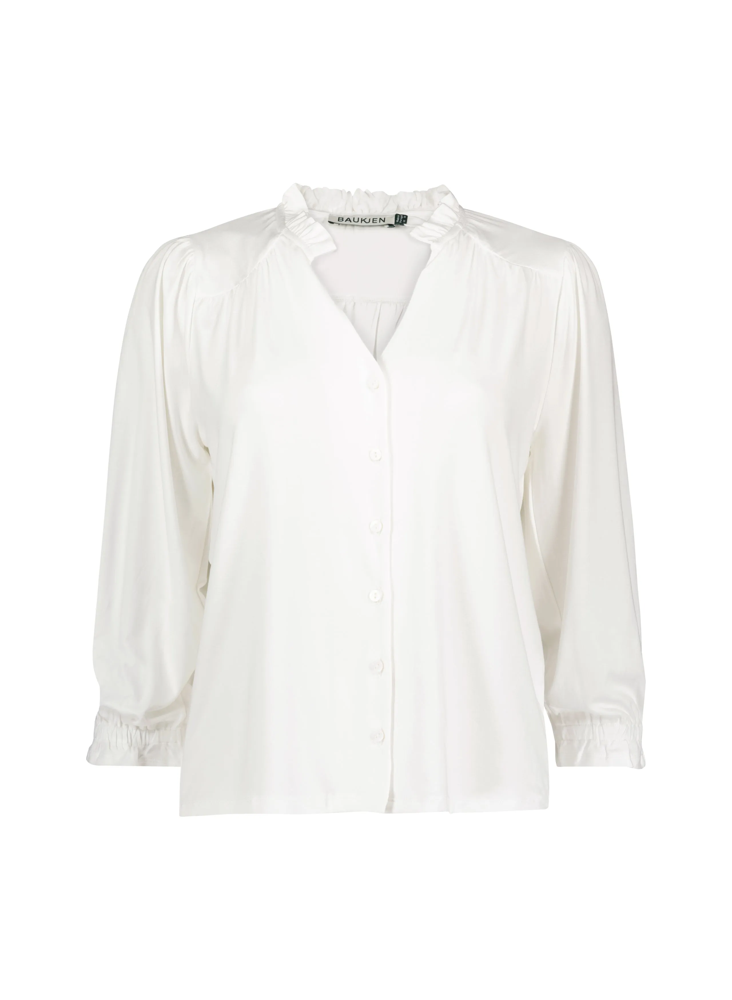 Annie Ruffle Collar Blouse
