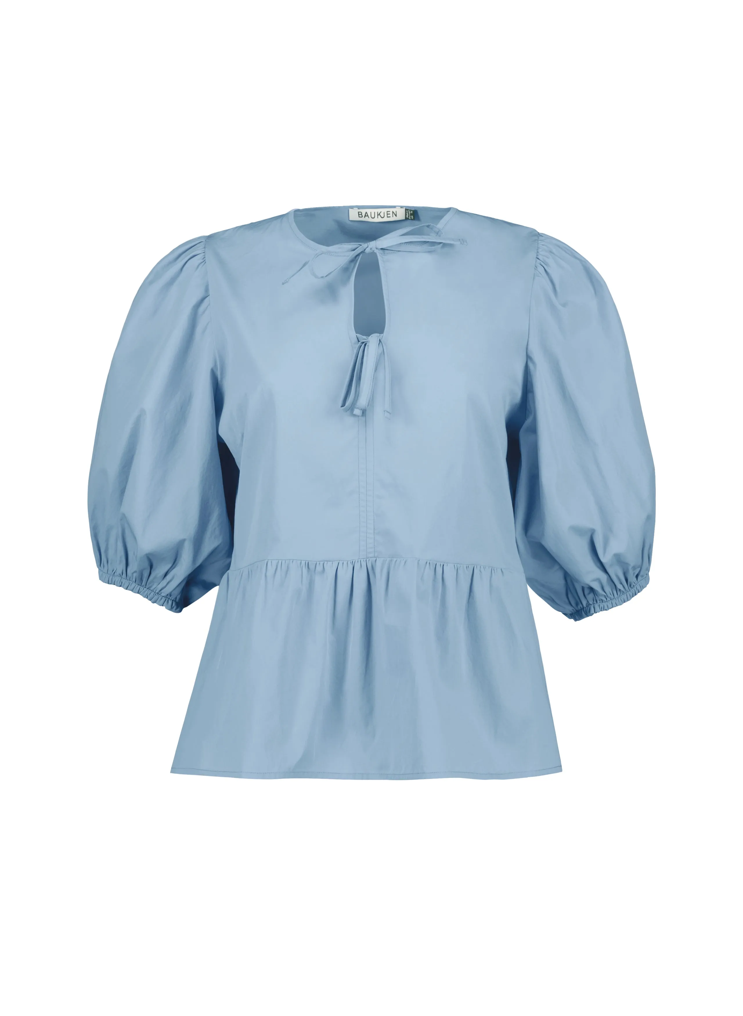 Azura?Organic Cotton Tie?Detail Blouse