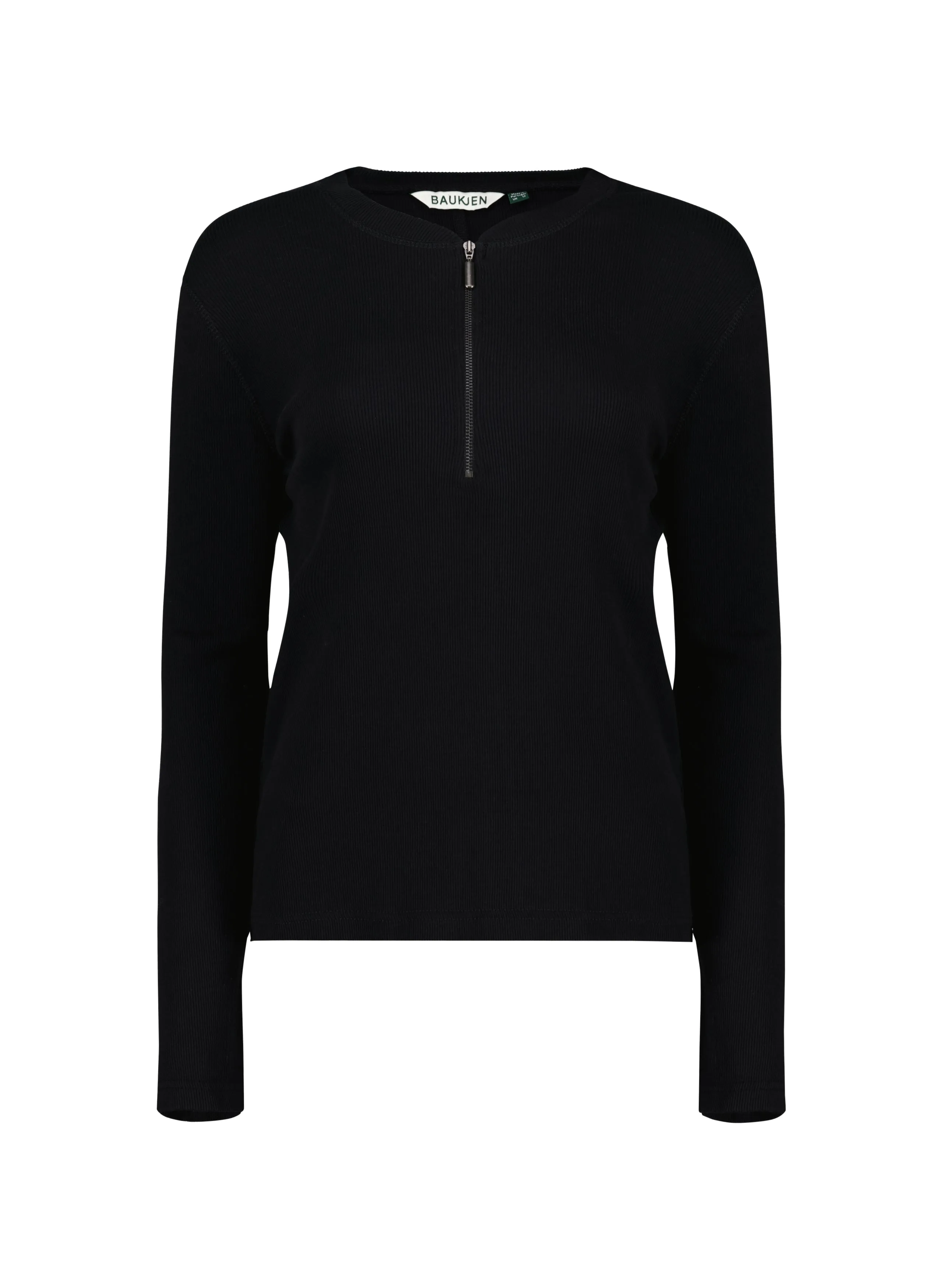 Baukjen Essentials Organic Long Sleeve Zip Top