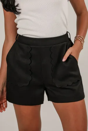 Beyond Classy Scalloped Shorts
