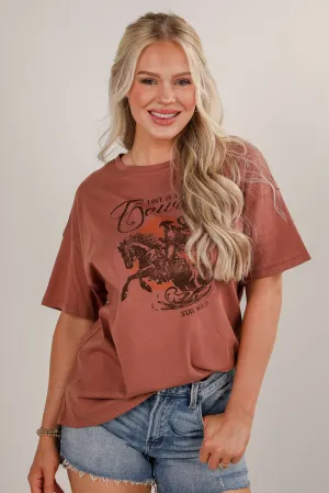 Brick Love Is A Cowboy Graphic Tee