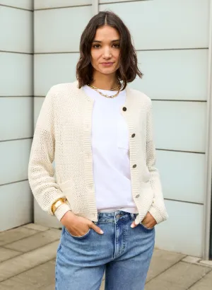 Catarina?Ecotec Cropped Knitted Jacket