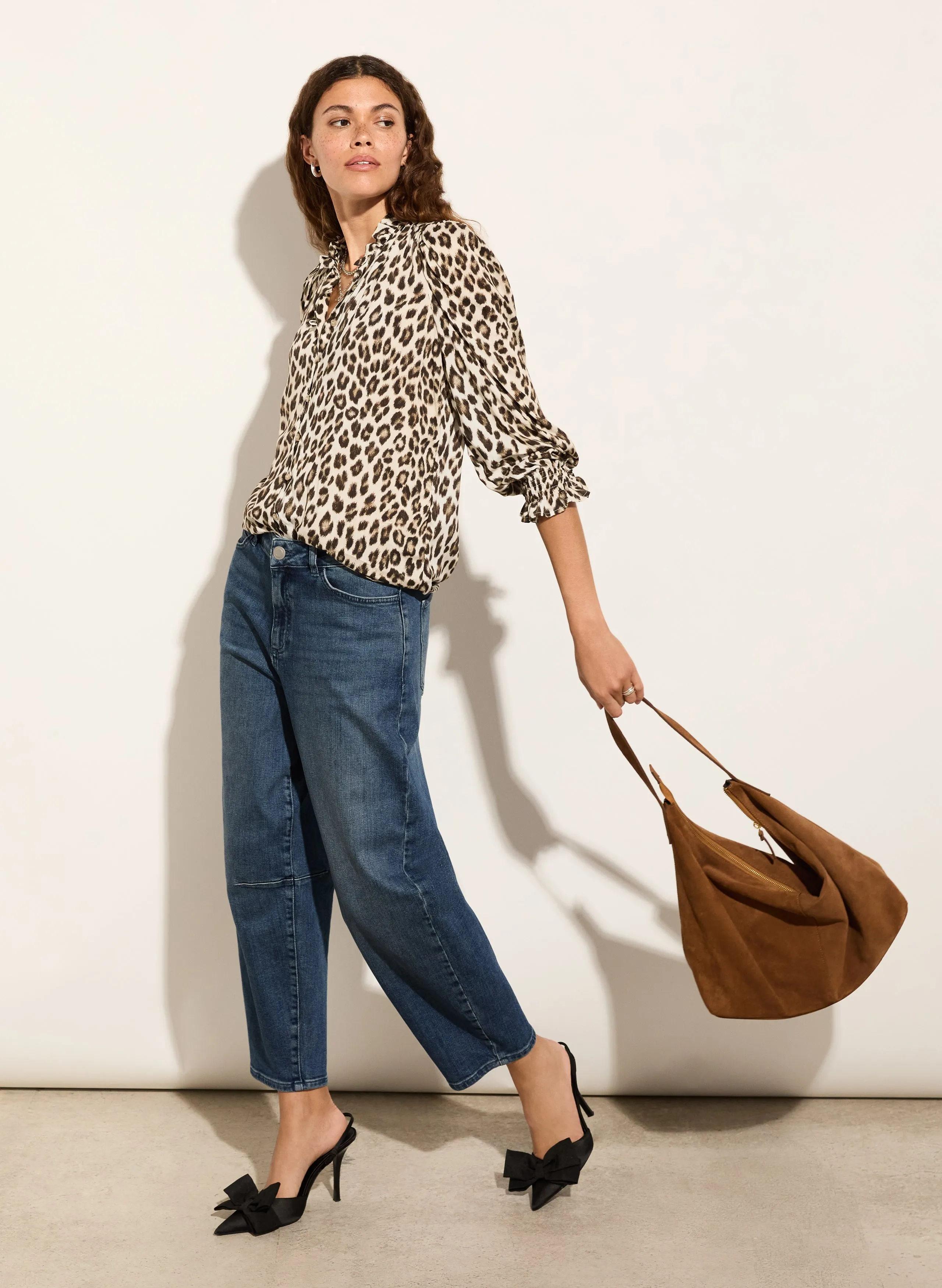 Cela Printed?Blouse