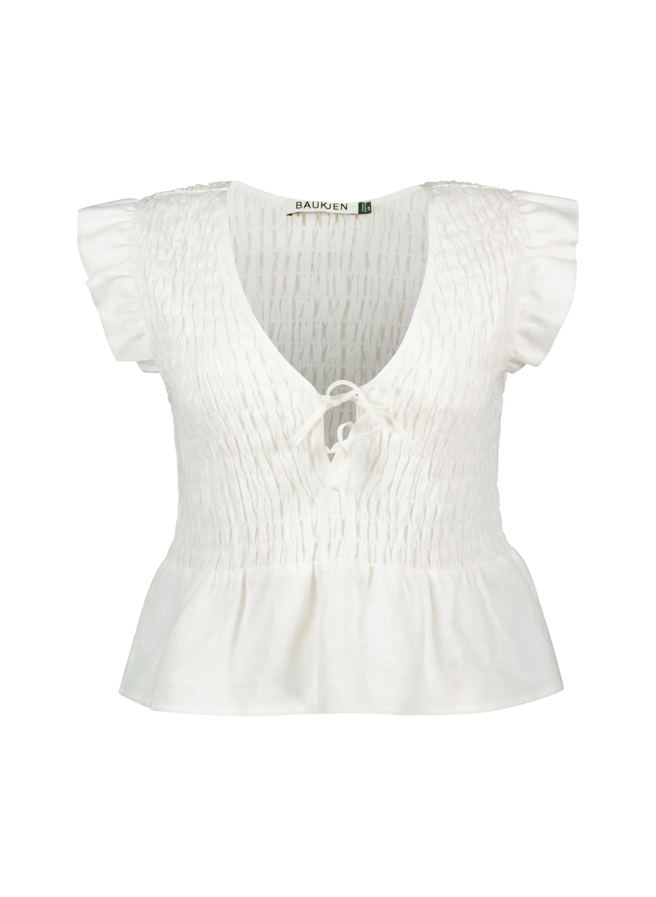 Danielle?Hemp Smocked Blouse