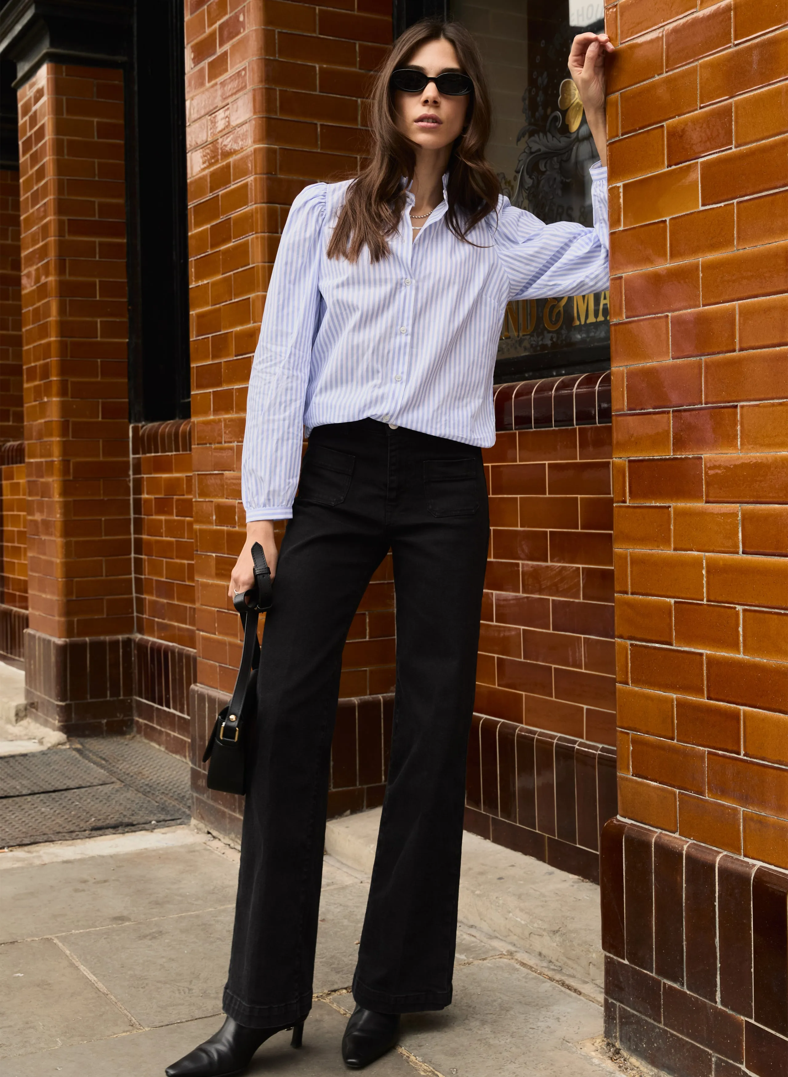 Debbie Organic Cotton?Stripe Blouse