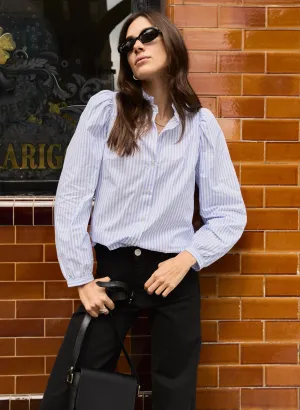 Debbie Organic Cotton?Stripe Blouse