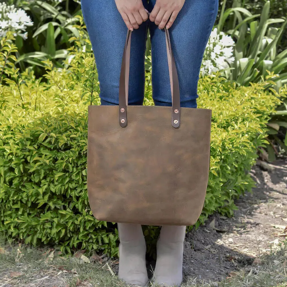 Eden MEDIUM Leather Tote Bag - Classic