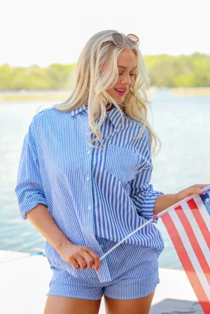FINAL SALE - Do Not Disturb Striped Boxer Shorts