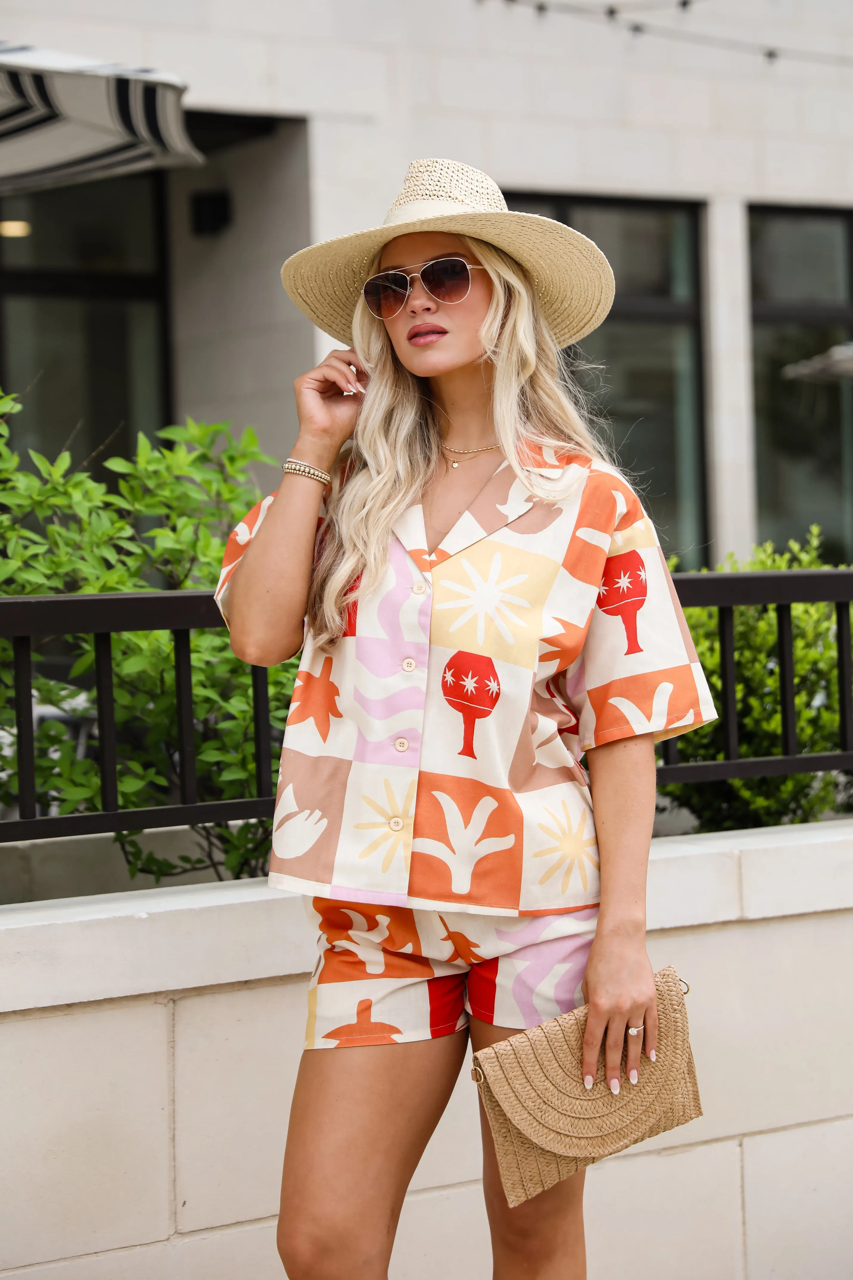 FINAL SALE - Island Style Ivory Shorts