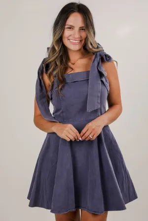 FINAL SALE - Meet Me Later Denim Mini Dress
