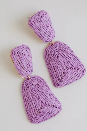 FINAL SALE - Sara Straw Statement Earrings