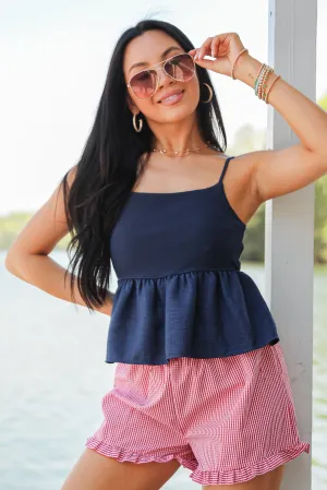 FINAL SALE - We The People Peplum Tank