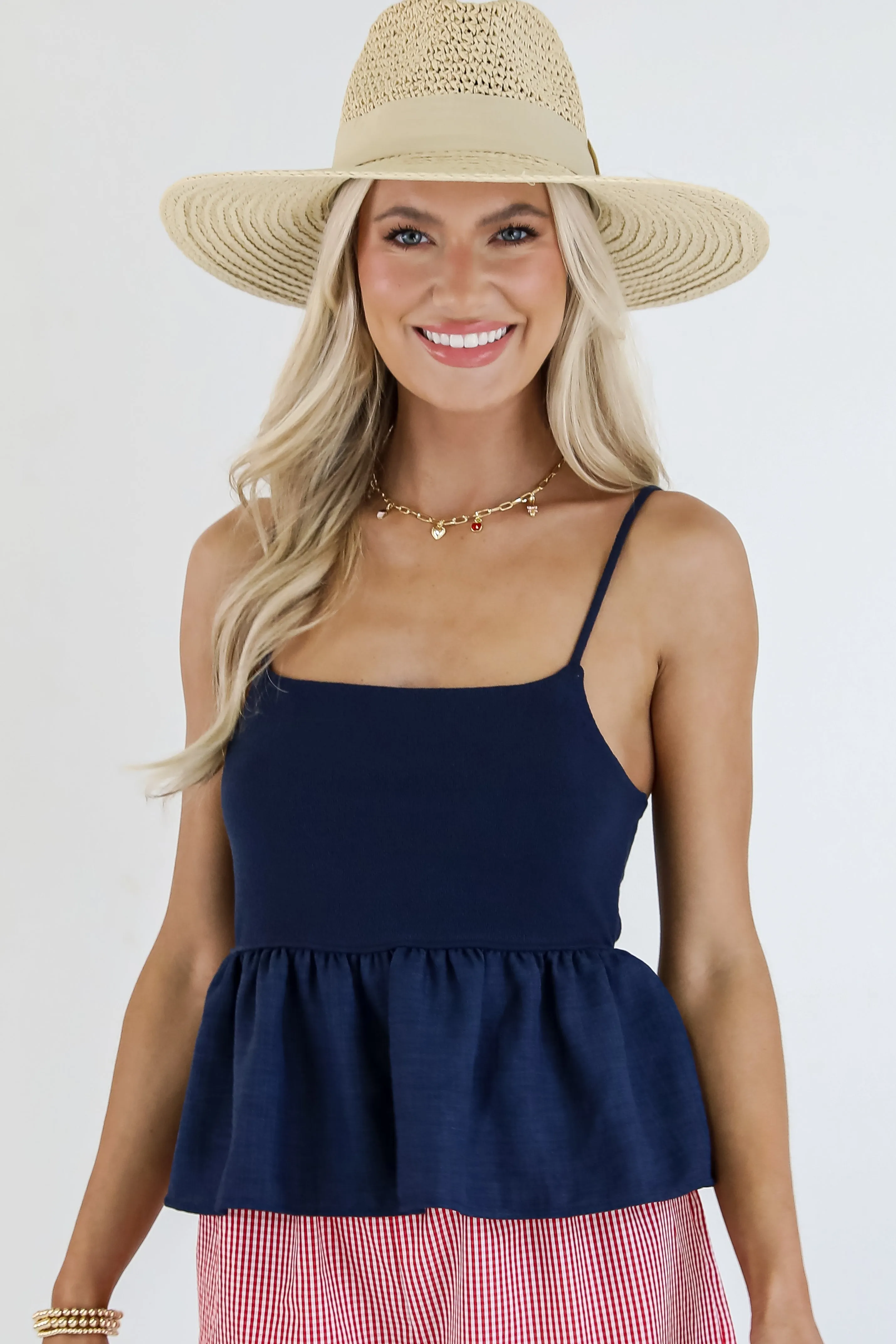 FINAL SALE - We The People Peplum Tank