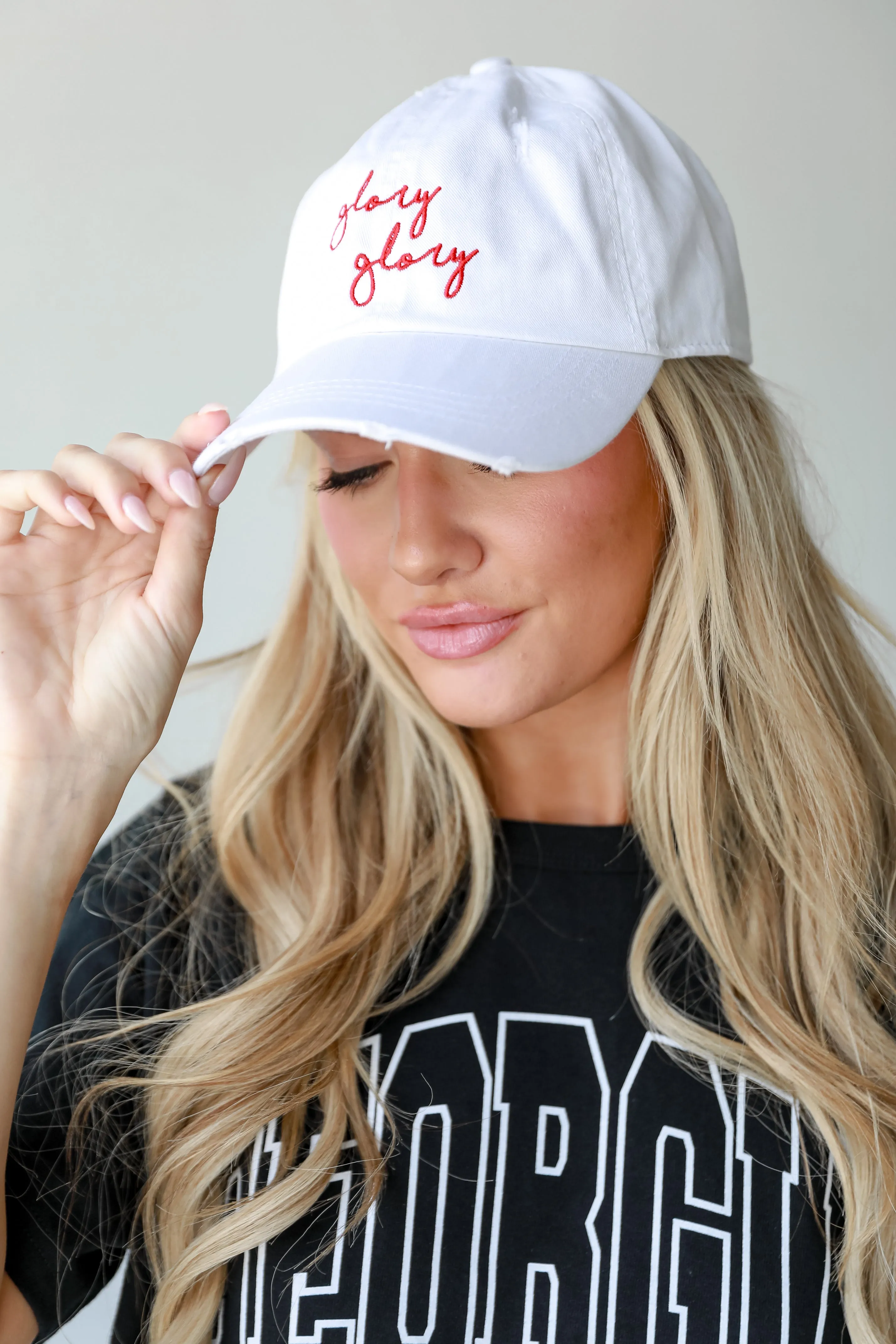 Glory Glory Embroidered Hat