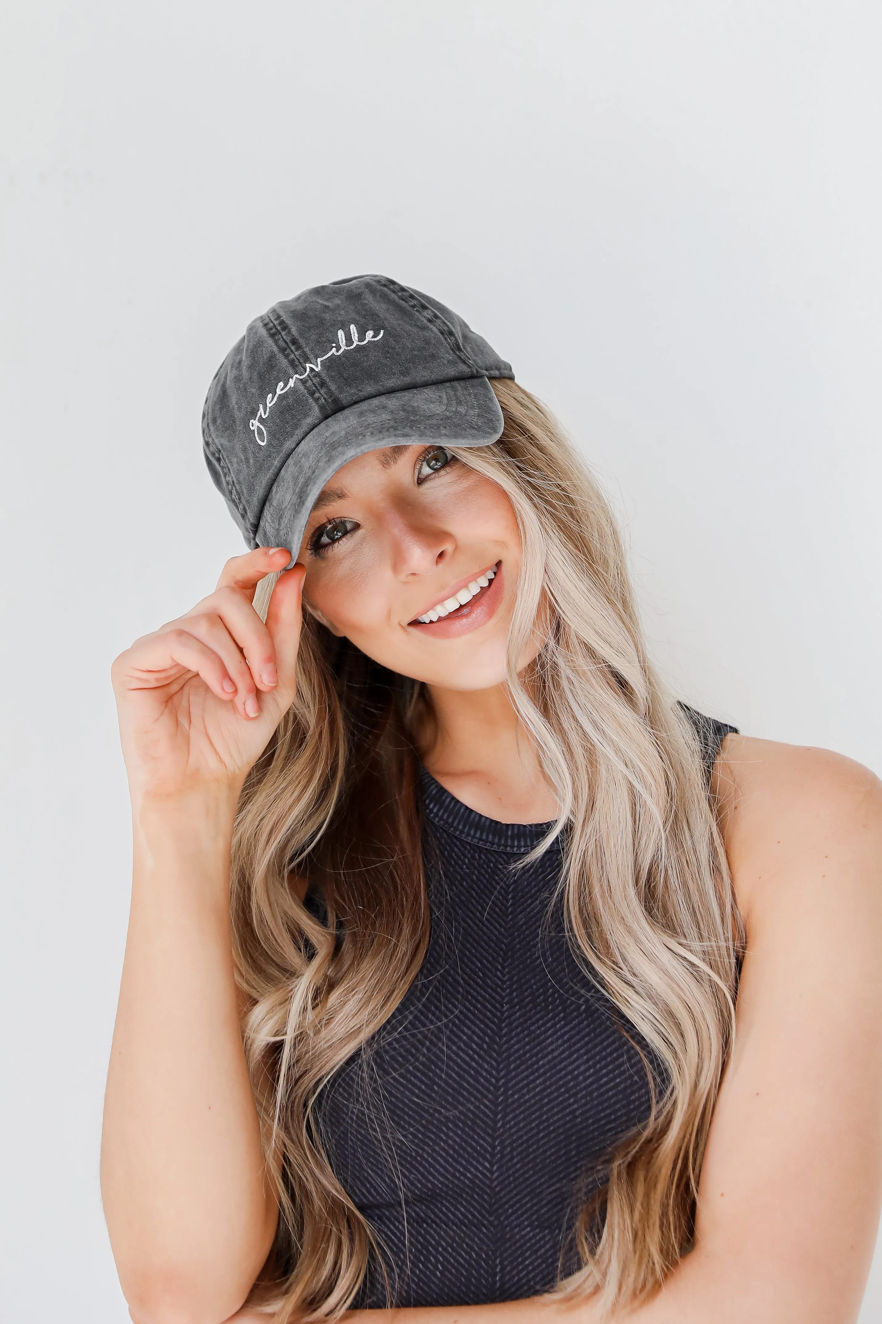 Greenville Script Embroidered Hat