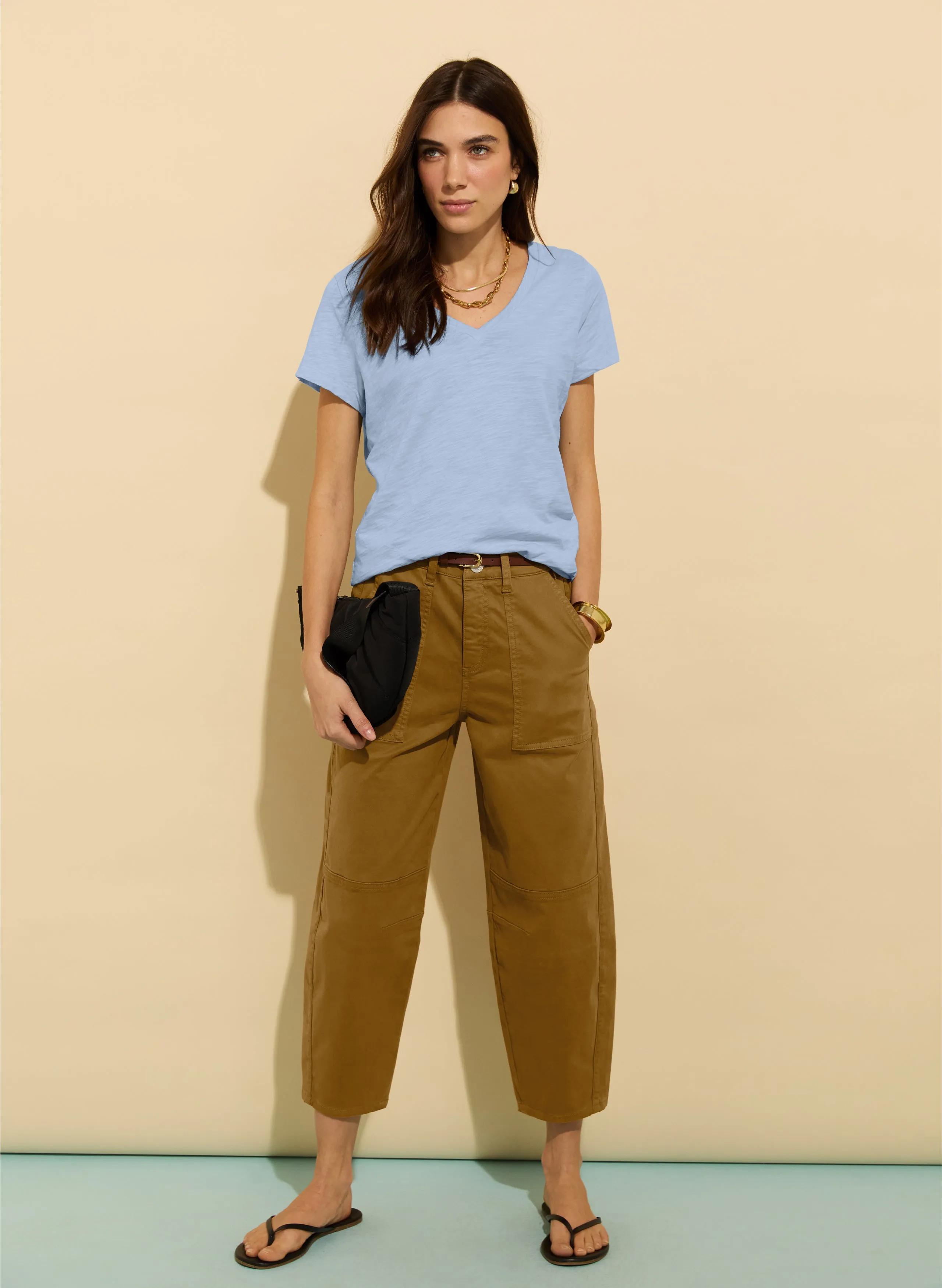 Hanorah Organic V-Neck Tee