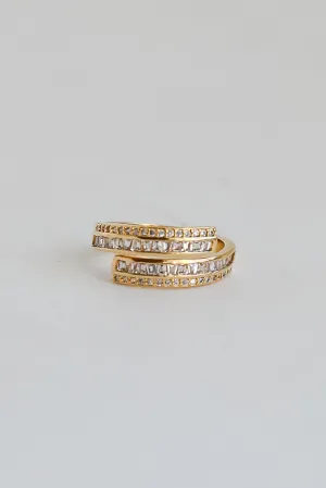 Harper Gold Rhinestone Ring