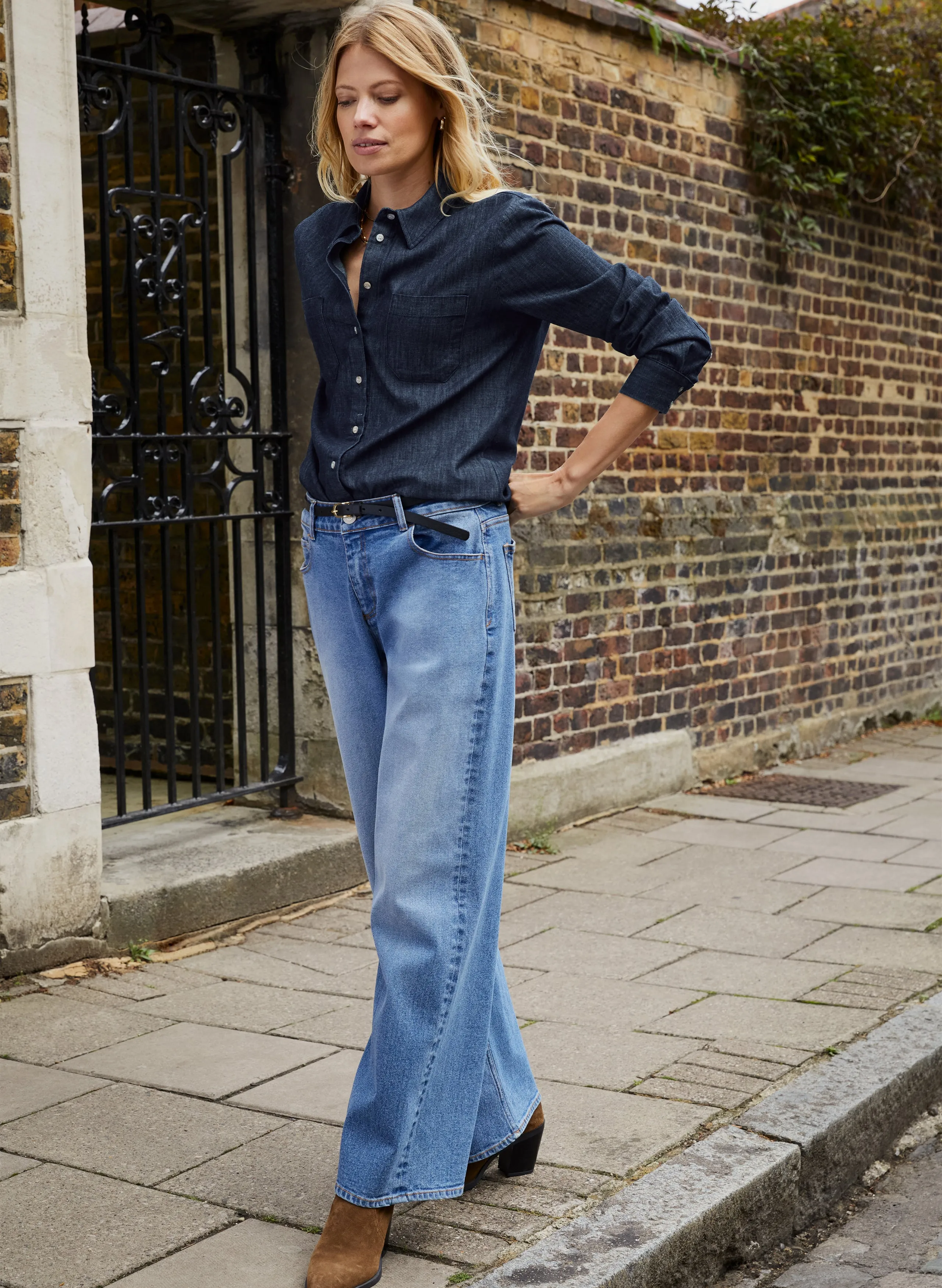 Hattie Organic Denim Shirt