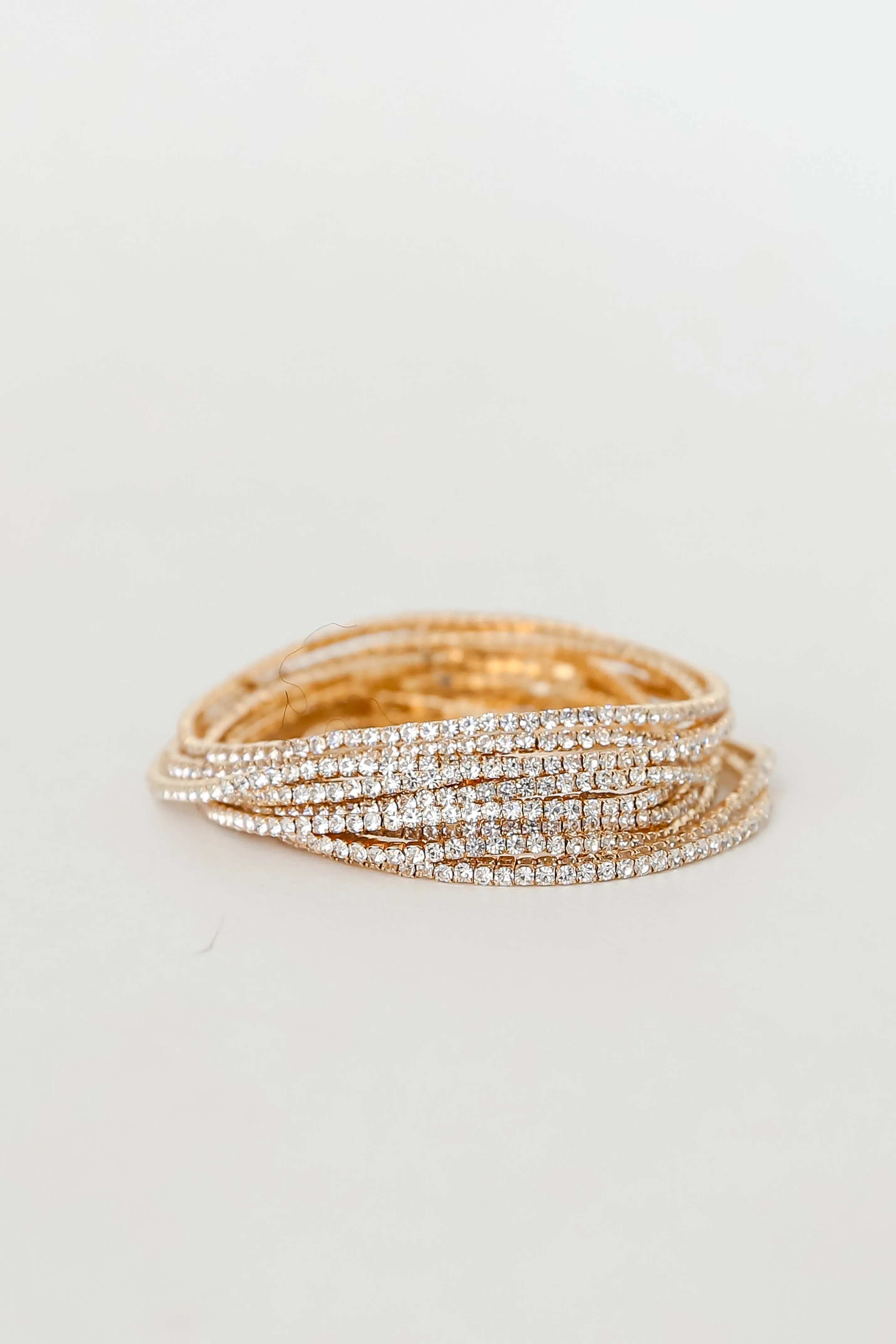Hayden Rhinestone Bracelet Set