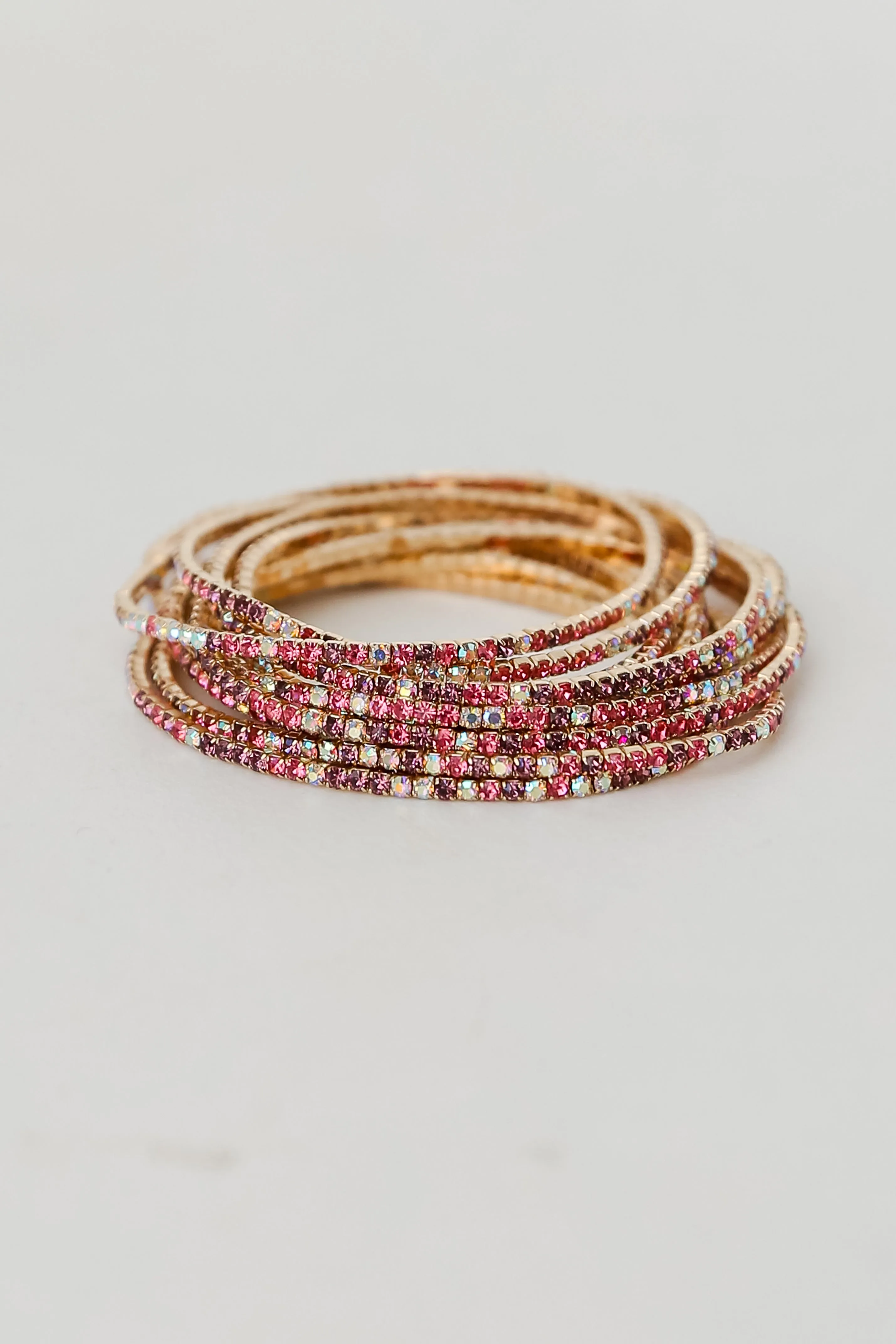 Hayden Rhinestone Bracelet Set