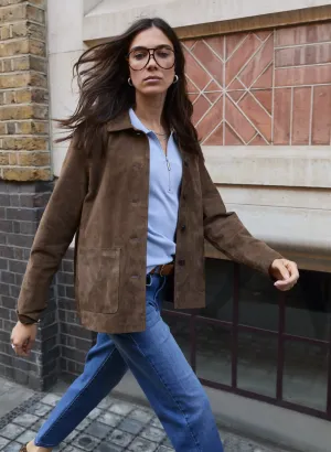Hudson Suede Blazer