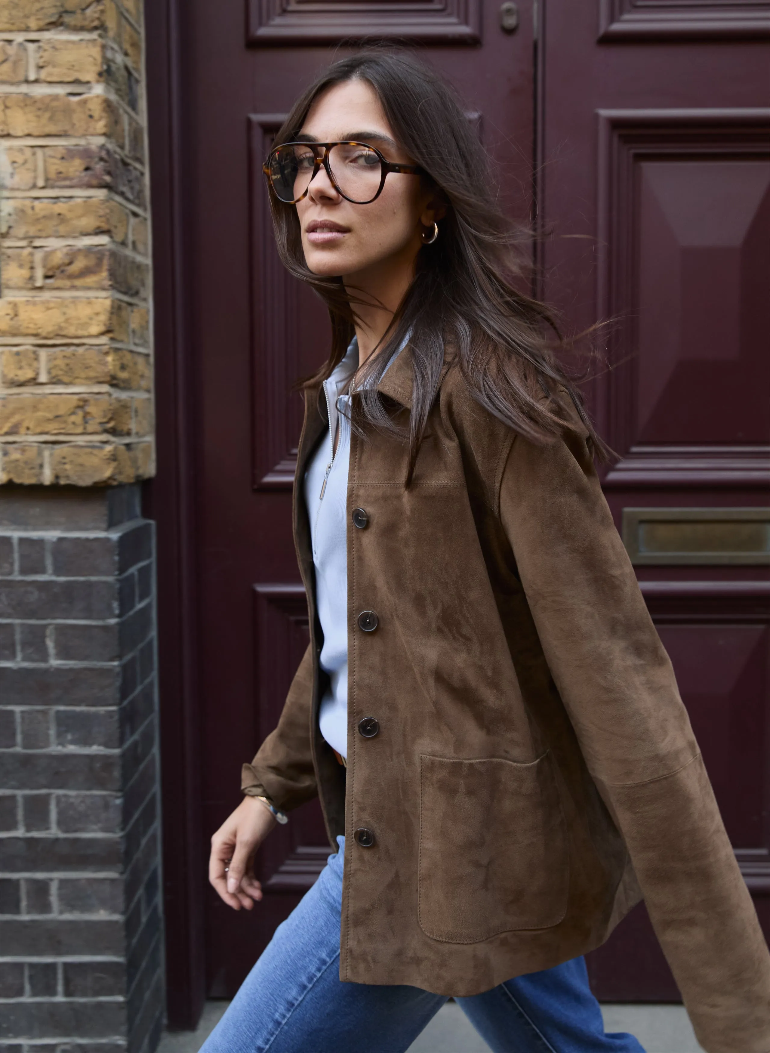 Hudson Suede Blazer
