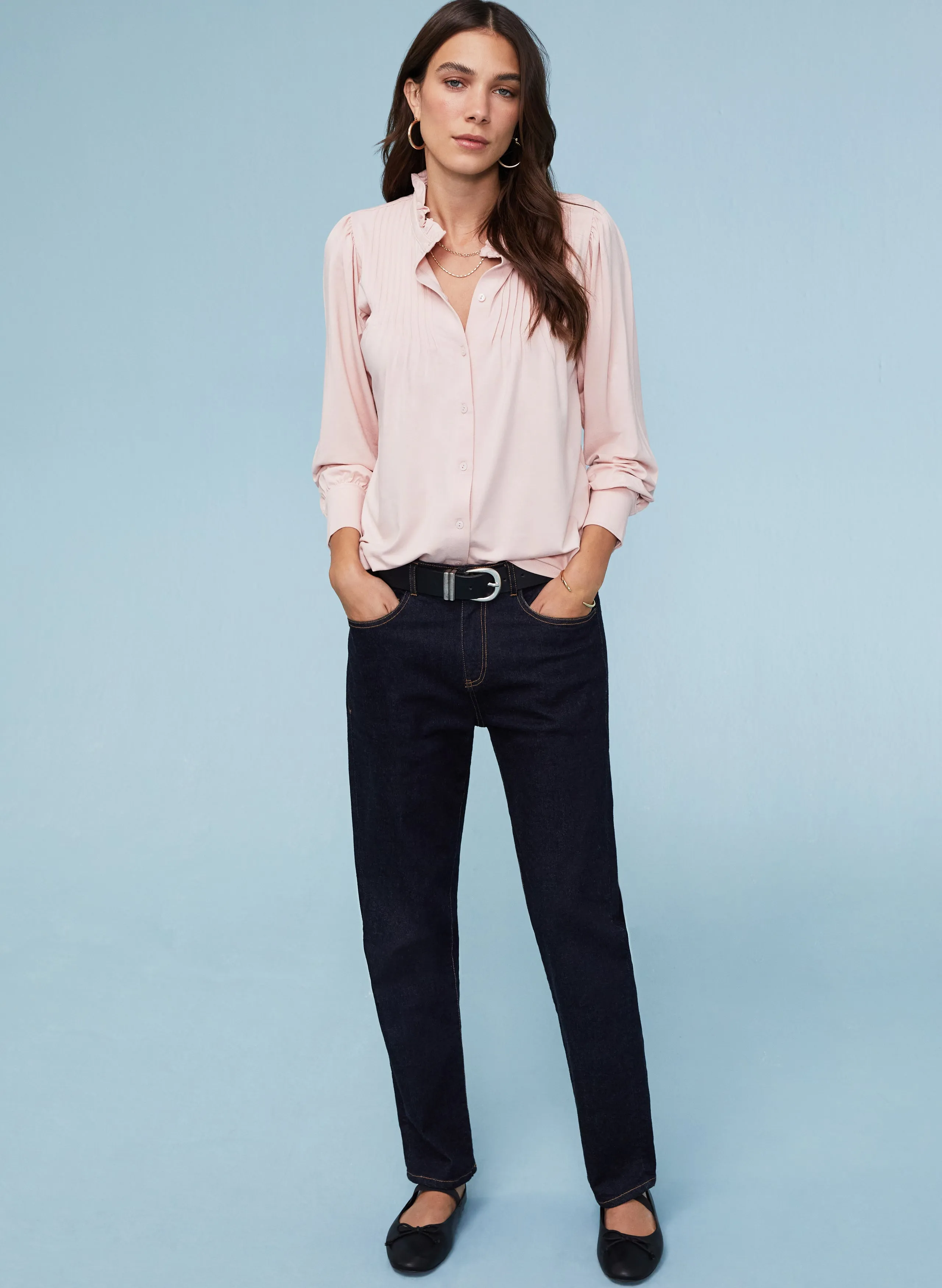 Imken?Long Sleeve Blouse