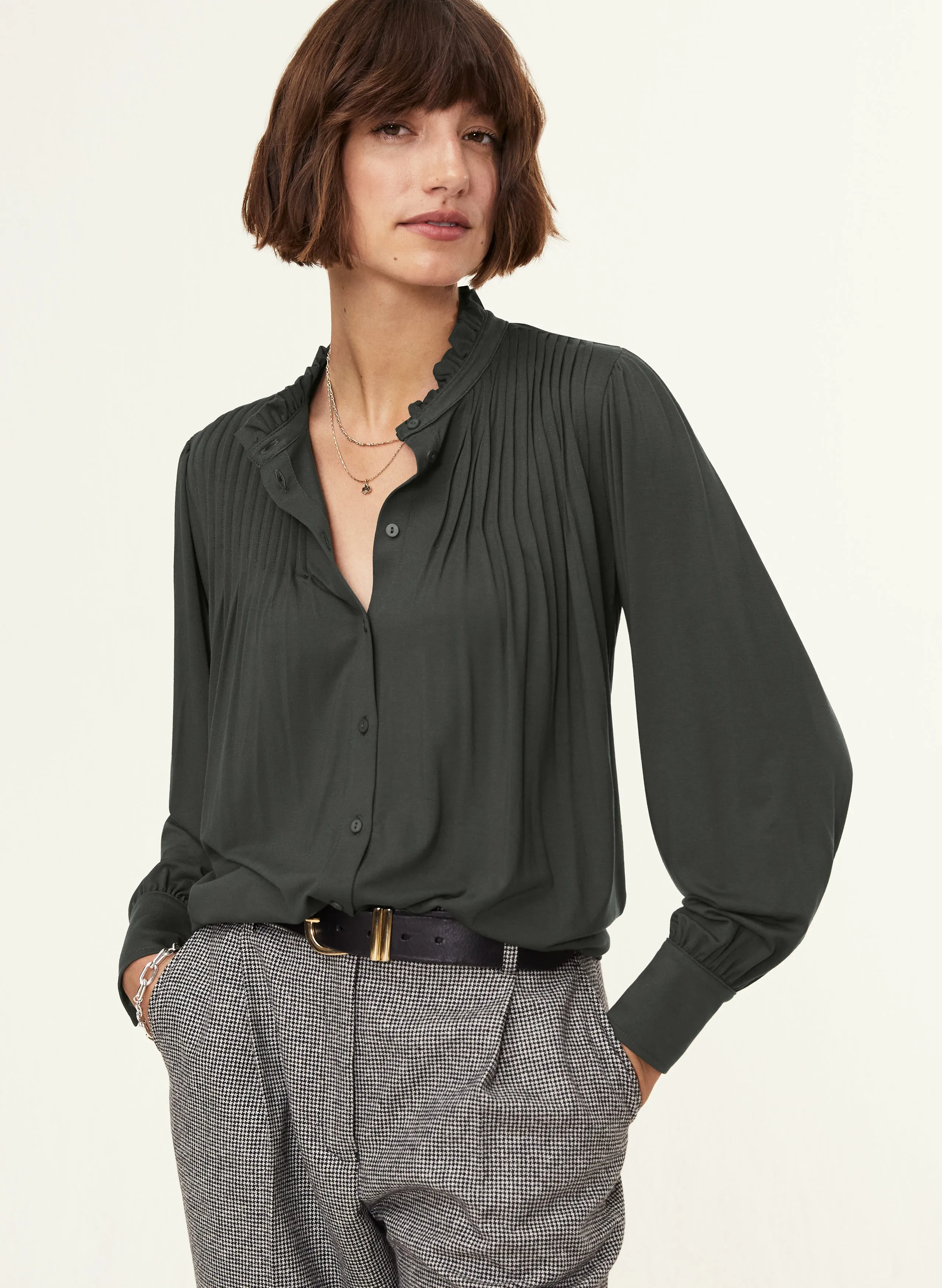 Imken?Long Sleeve Blouse