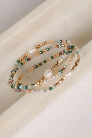 Jane Green Beaded Bracelet Set