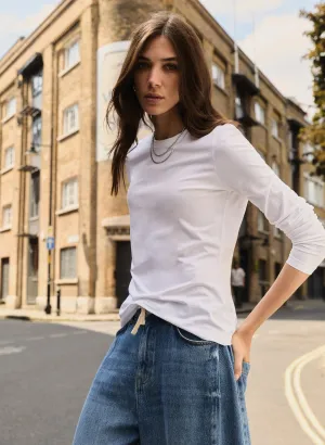 Josephine Organic Cotton Long Sleeve Slim Tee