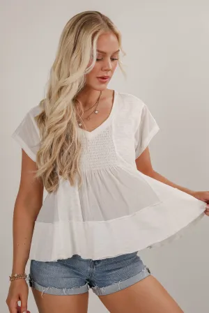 Just Hoping White Top