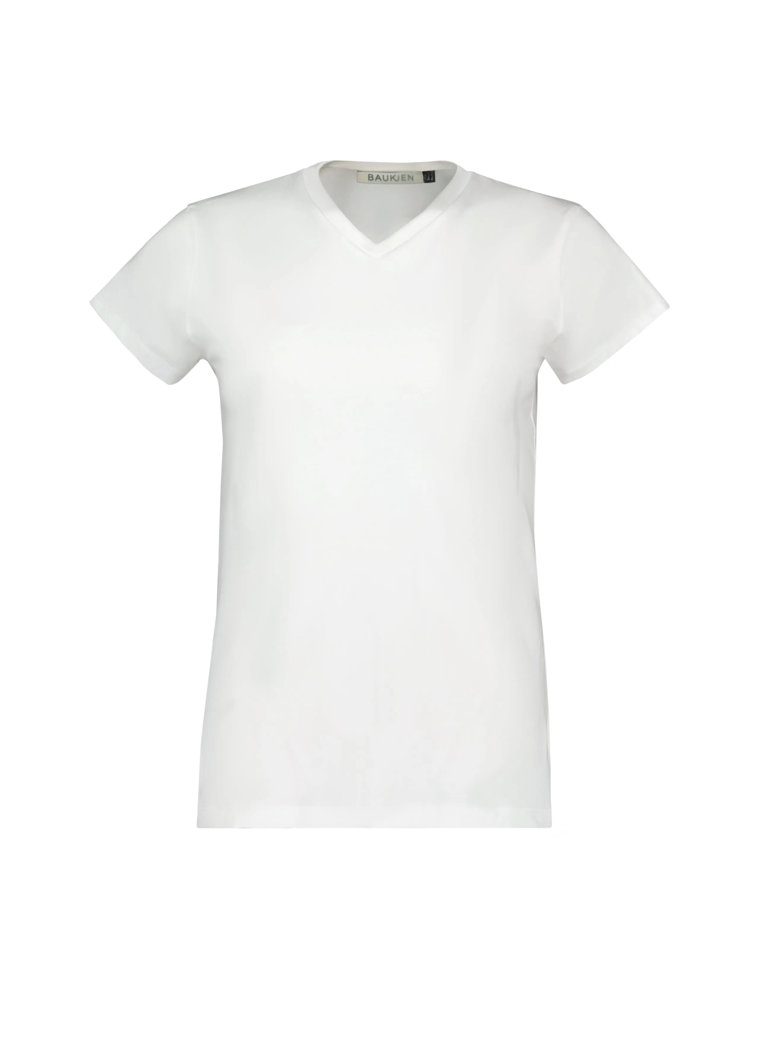 Kiana Organic Cotton V-Neck Slim Tee
