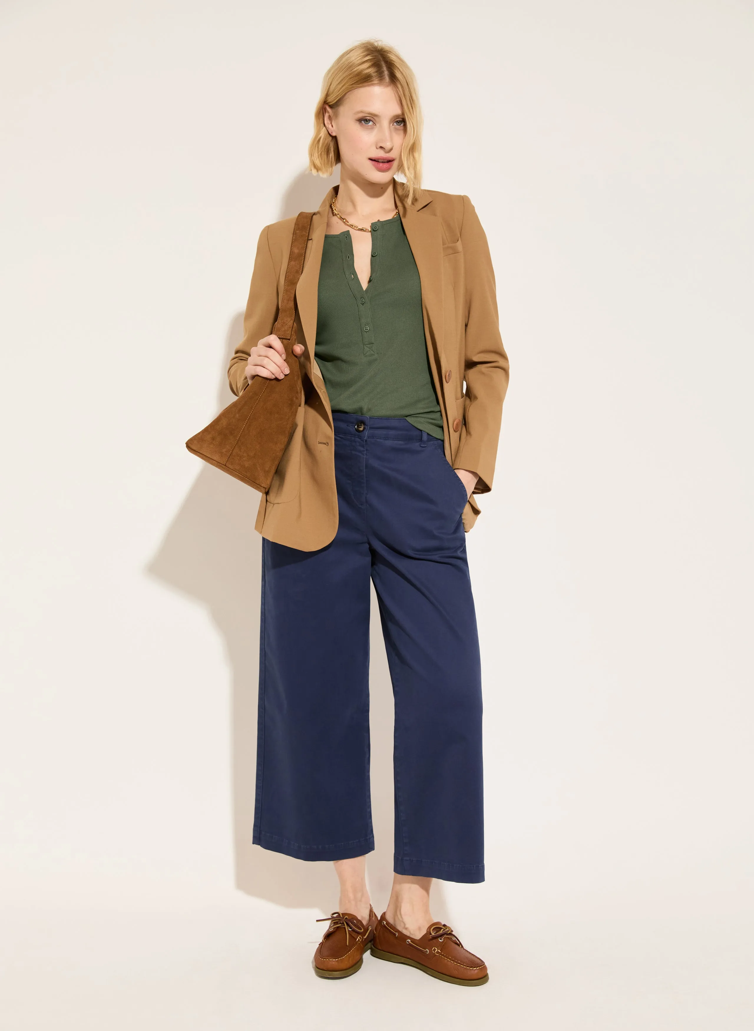 Kikki Cap Sleeve?Henley?Top
