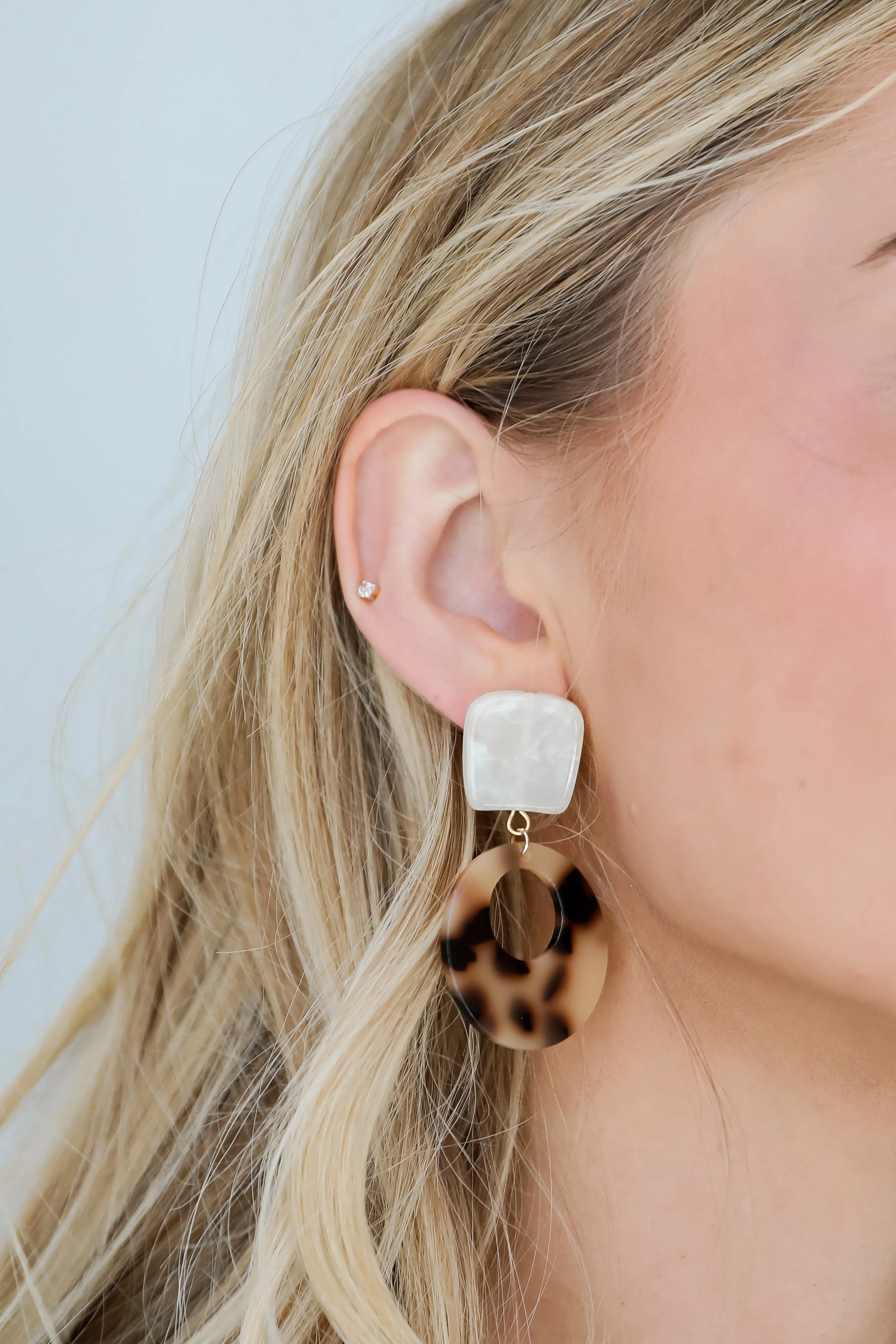 Laura Acrylic Drop Earrings