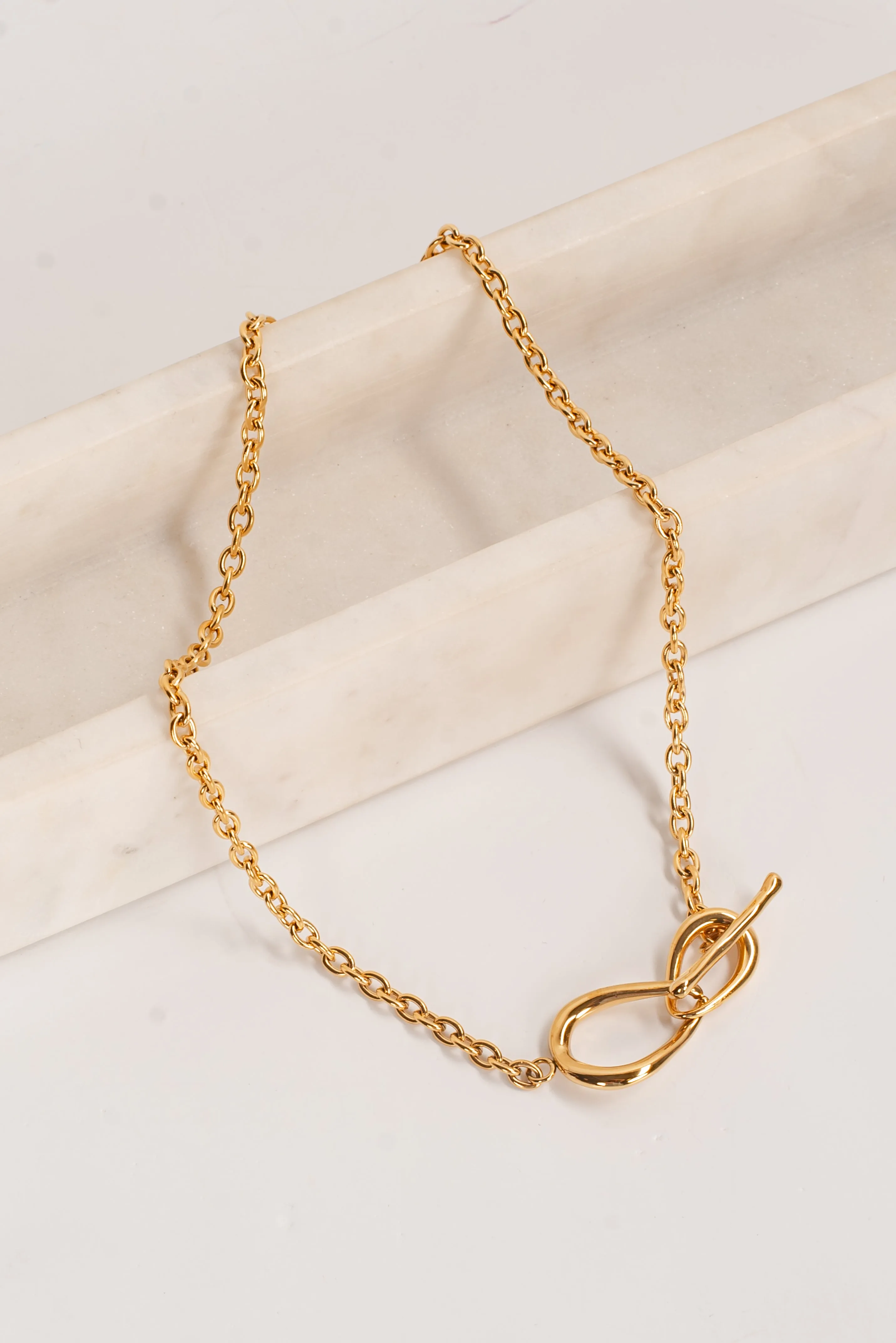 Maggie Gold Chain Necklace