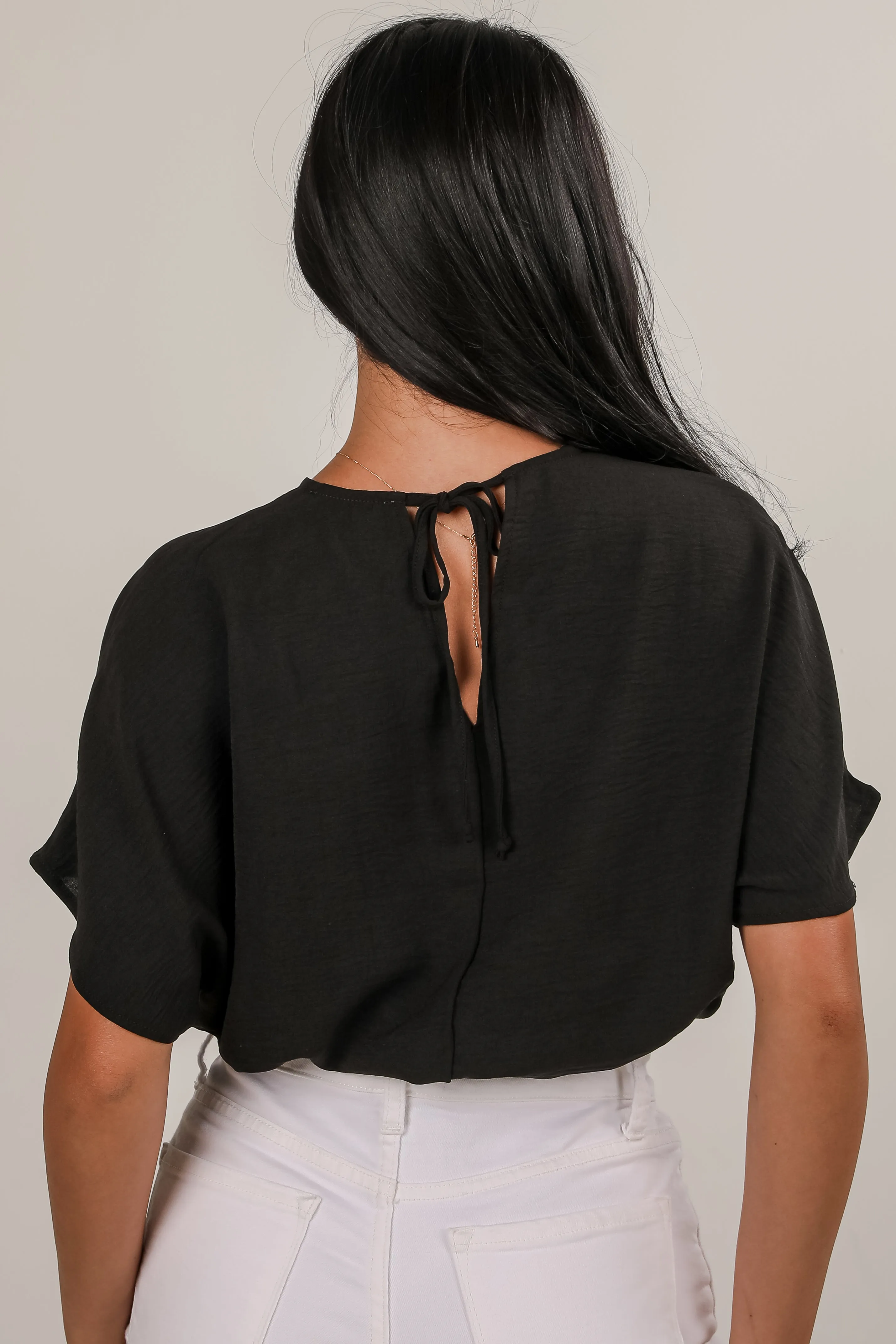 Make It Your Own Black Blouse - DU DEAL