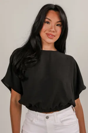 Make It Your Own Black Blouse - DU DEAL