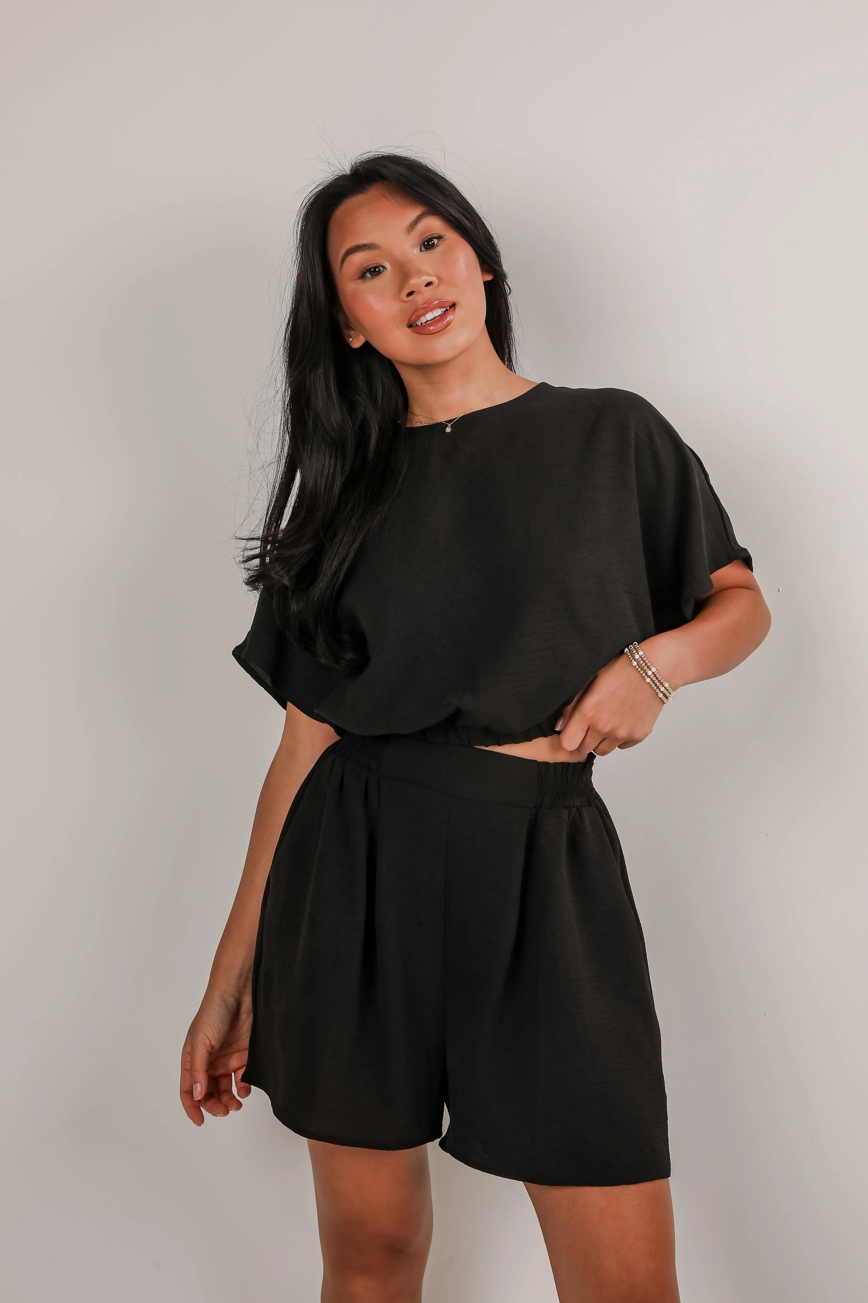 Make It Your Own Black Blouse - DU DEAL