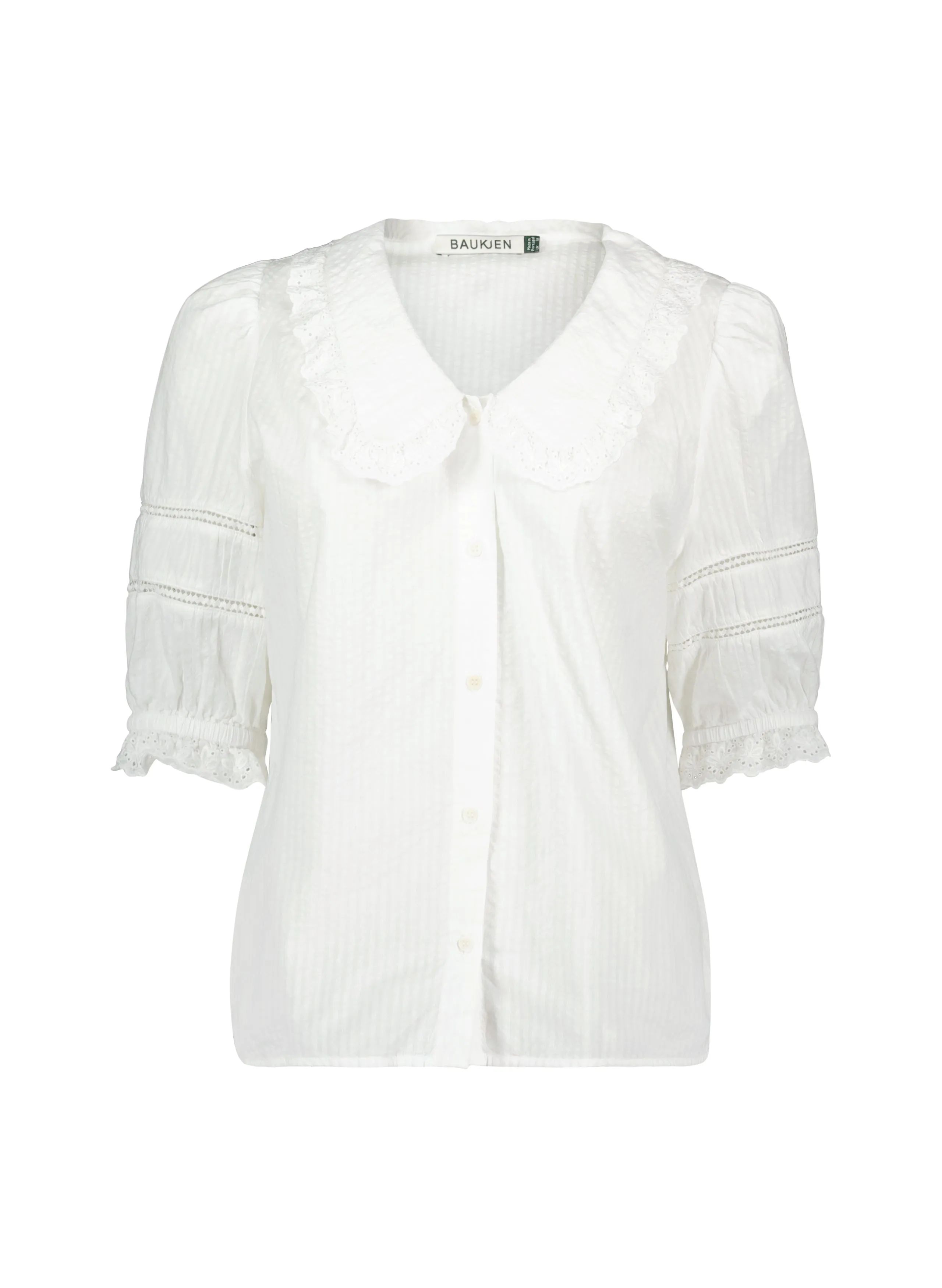 Marti?Organic Cotton Broderie?Detail Blouse