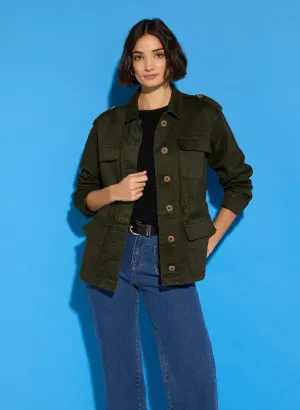 Mattie Organic?Cotton Cargo Jacket