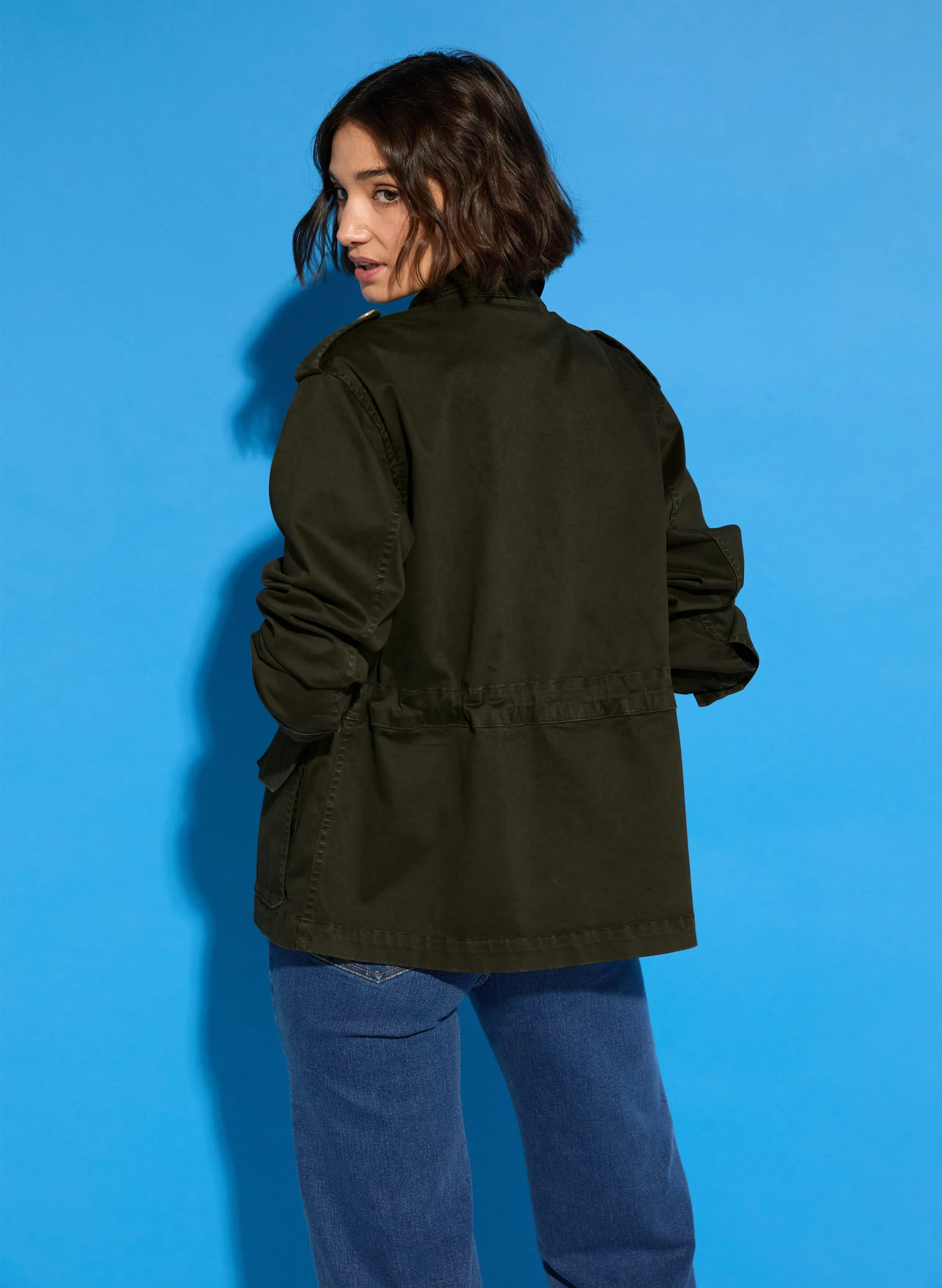 Mattie Organic?Cotton Cargo Jacket