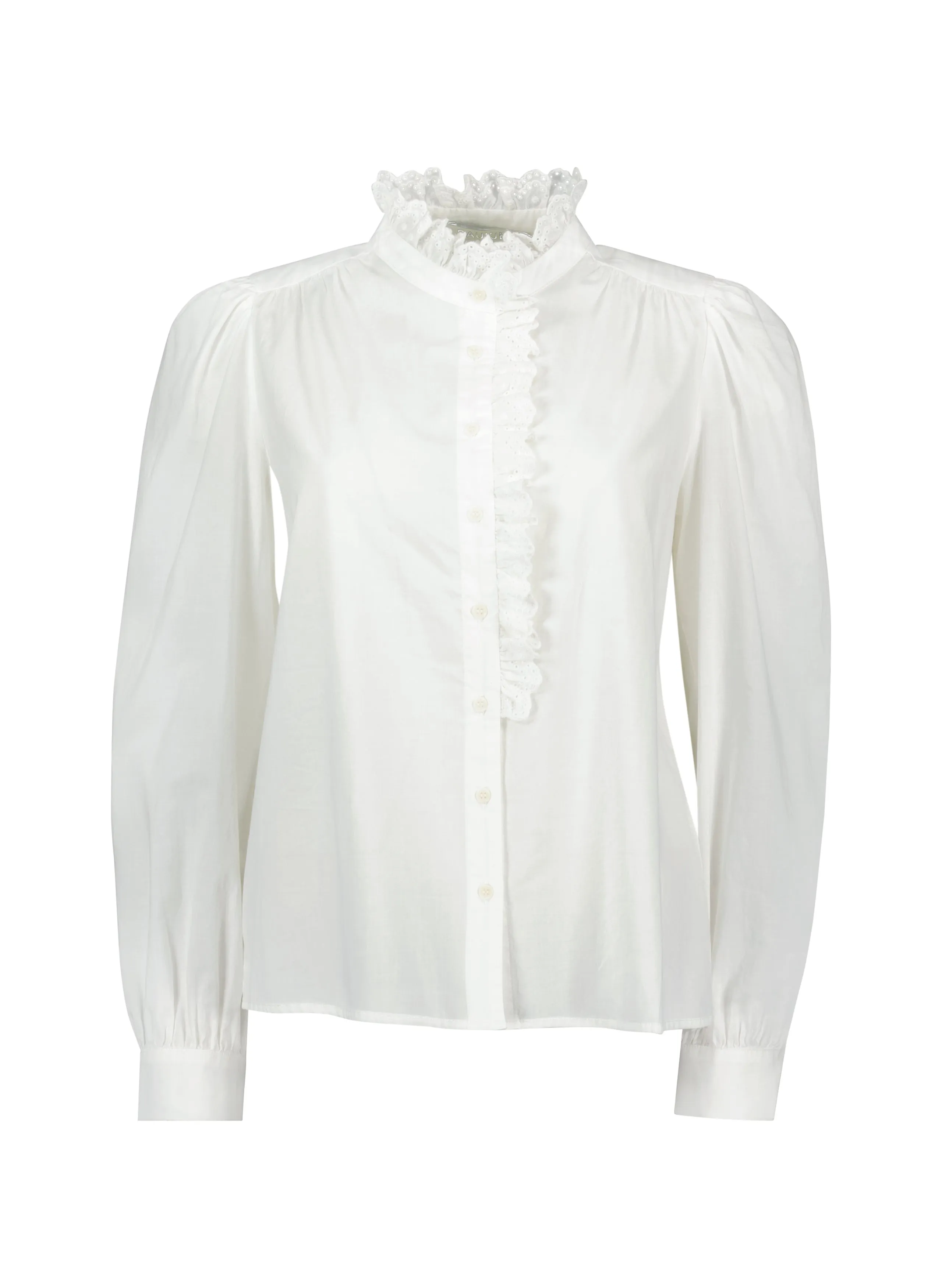 Milla Organic Cotton Broderie?Detail Blouse
