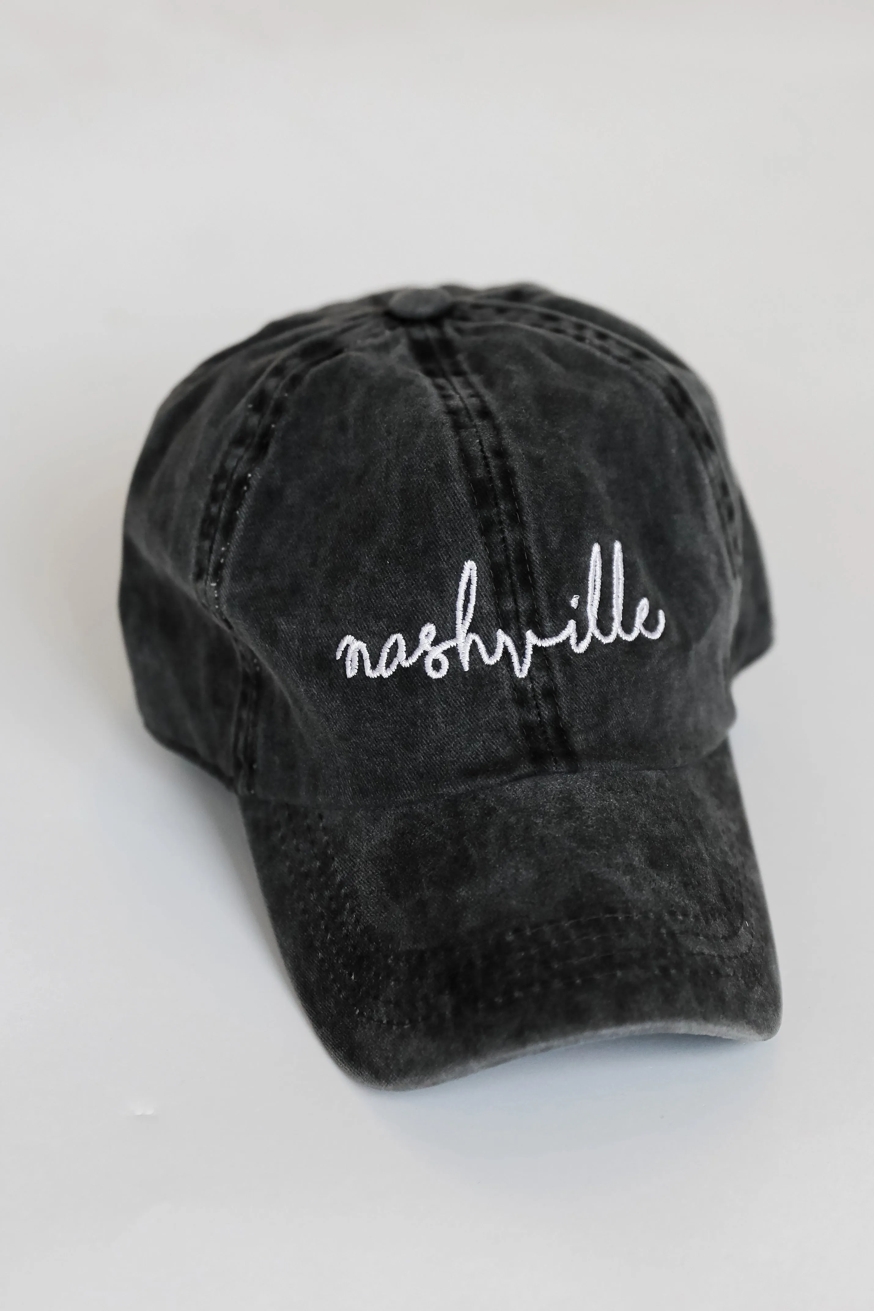 Nashville Script Embroidered Hat