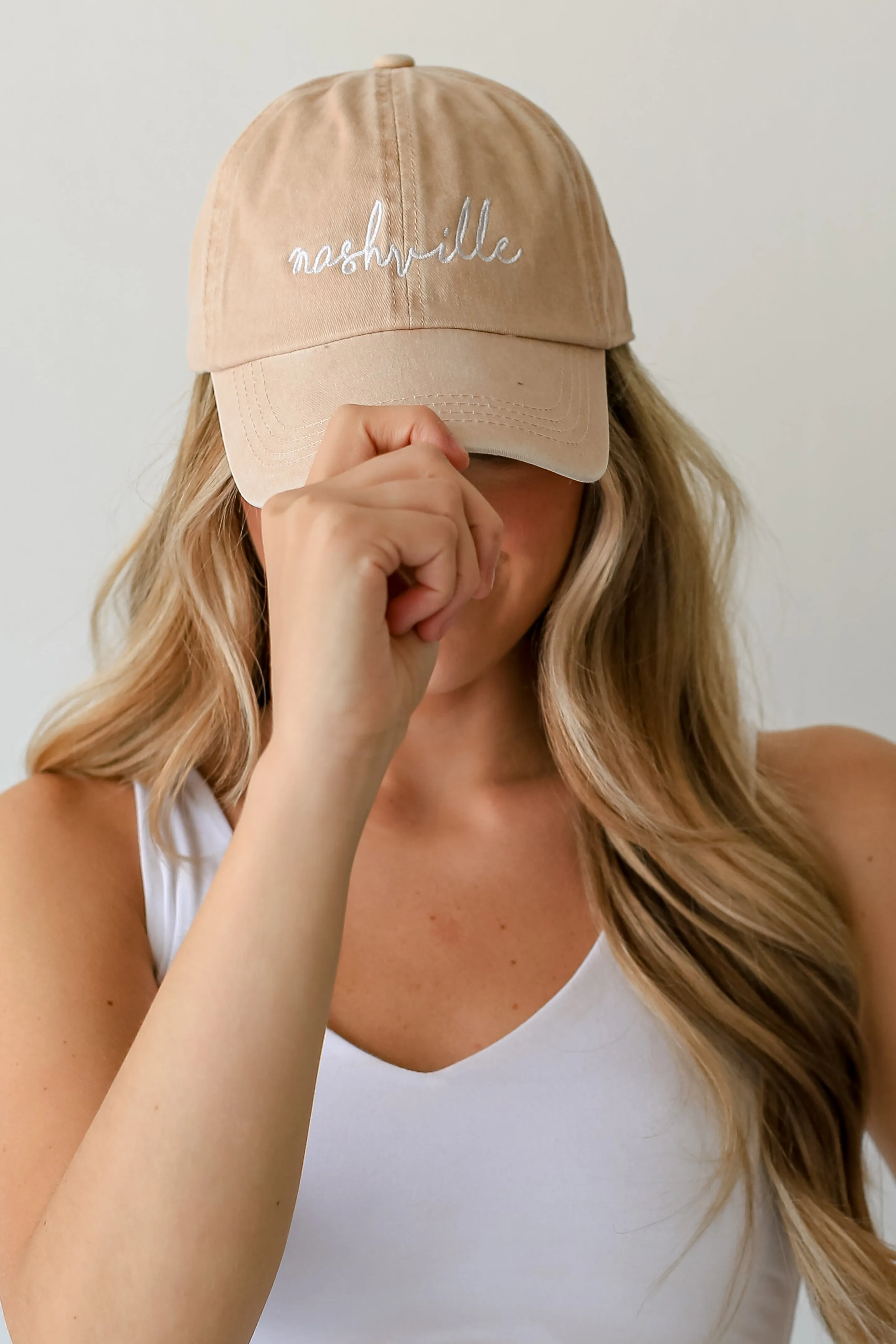 Nashville Script Embroidered Hat