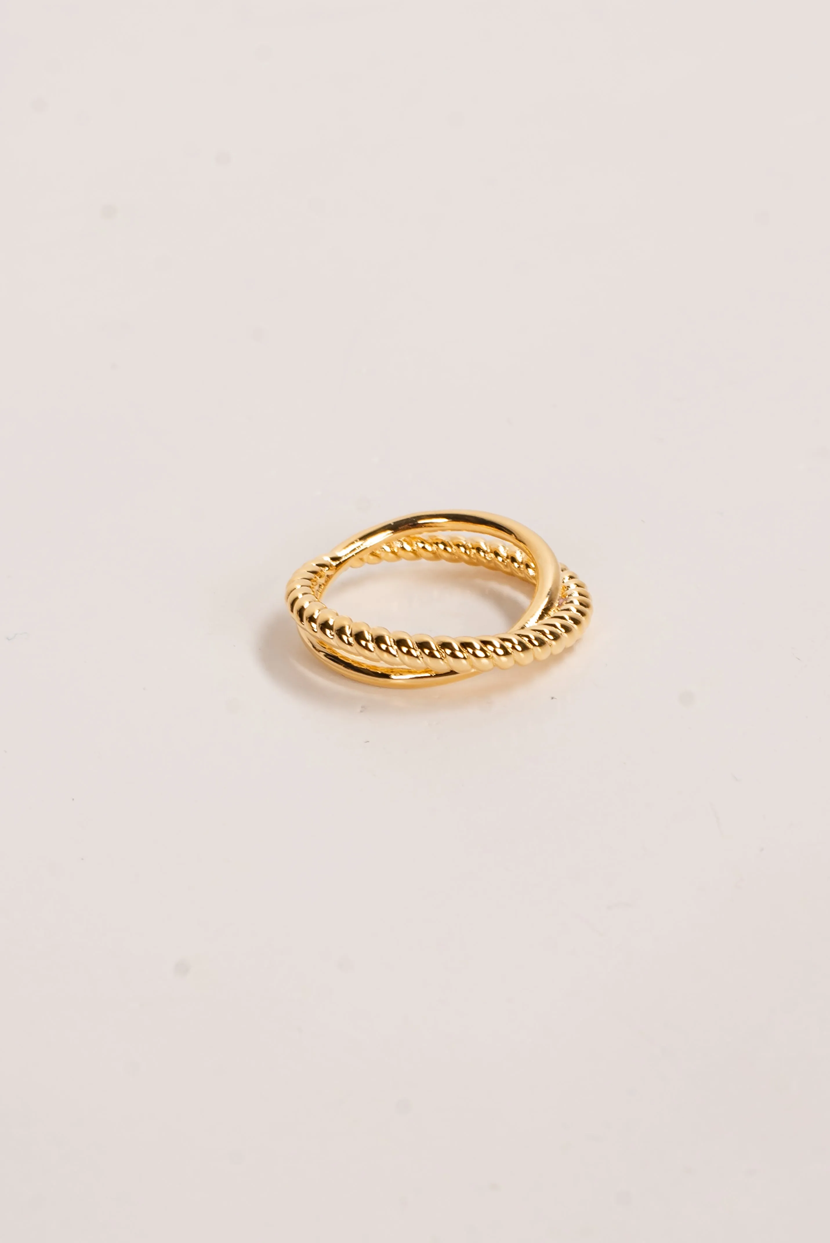 Nina Gold Double Ring