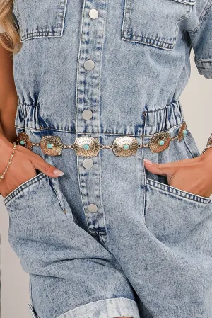 Perfect Together Gold Chain Belt