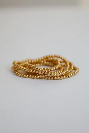 Piper Gold Beaded Bracelet Set